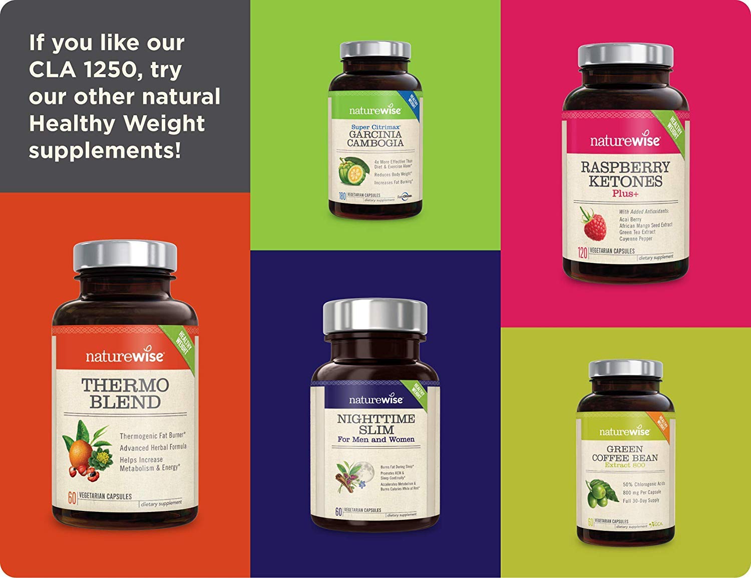 NatureWise CLA 1250 Support Exercise Naturally (2-Month Supply), Support Fitness goals NatureWise buy supplements canada