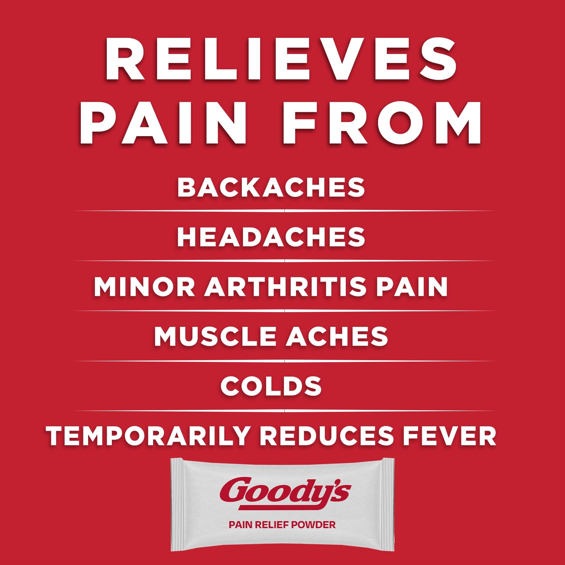 Goody's Body Ache & Back Pain Relief Powder, Dual Action with Acetaminophen & Aspirin, Caffeine-Free, 6 Count, Pack of 12 Goody's buy supplements canada