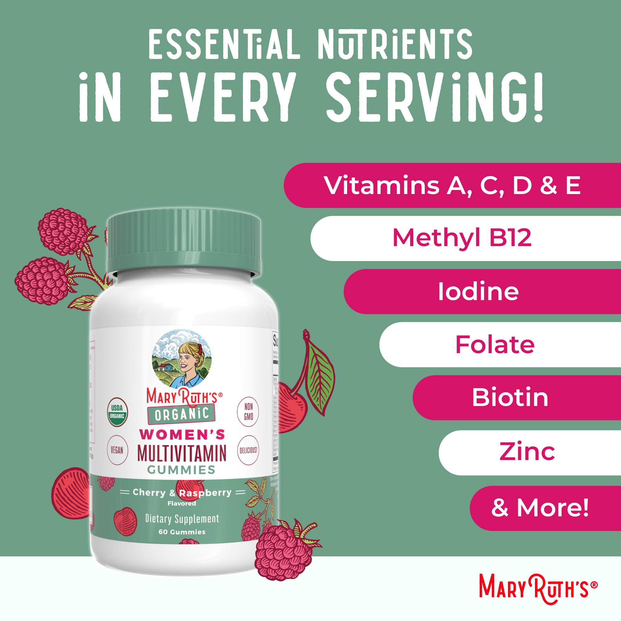 MaryRuth Organics Multivitamin for Women 14 | Women's Multivitamin Gummies for Immune Support| Skin Health | MaryRuth Organics buy supplements canada