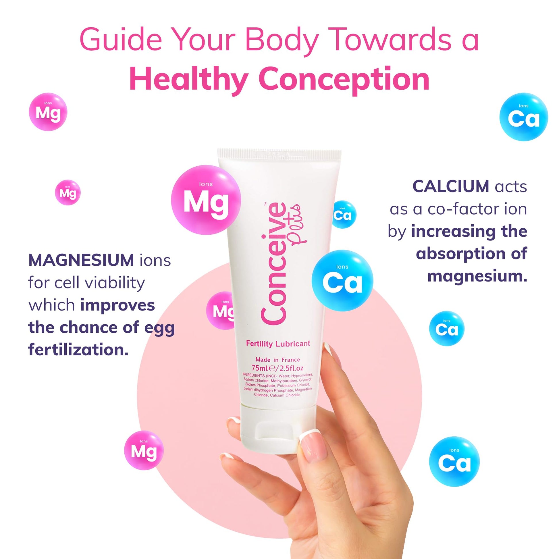 Conceive Plus Fertility Lubricant - Fertility Friendly Lube for Couples Trying to Conceive, 75ml / 2.5 fl oz CONCEIVE PLUS buy supplements canada