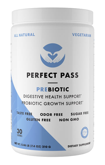 PERFECT PASS Prebiotic PHGG Partially Hydrolyzed Guar Gum 210g Powder - 100% Natural Gluten Free Non GMO - Certified Kosher Vegetarian Sugar Free PERFECT PASS buy supplements canada
