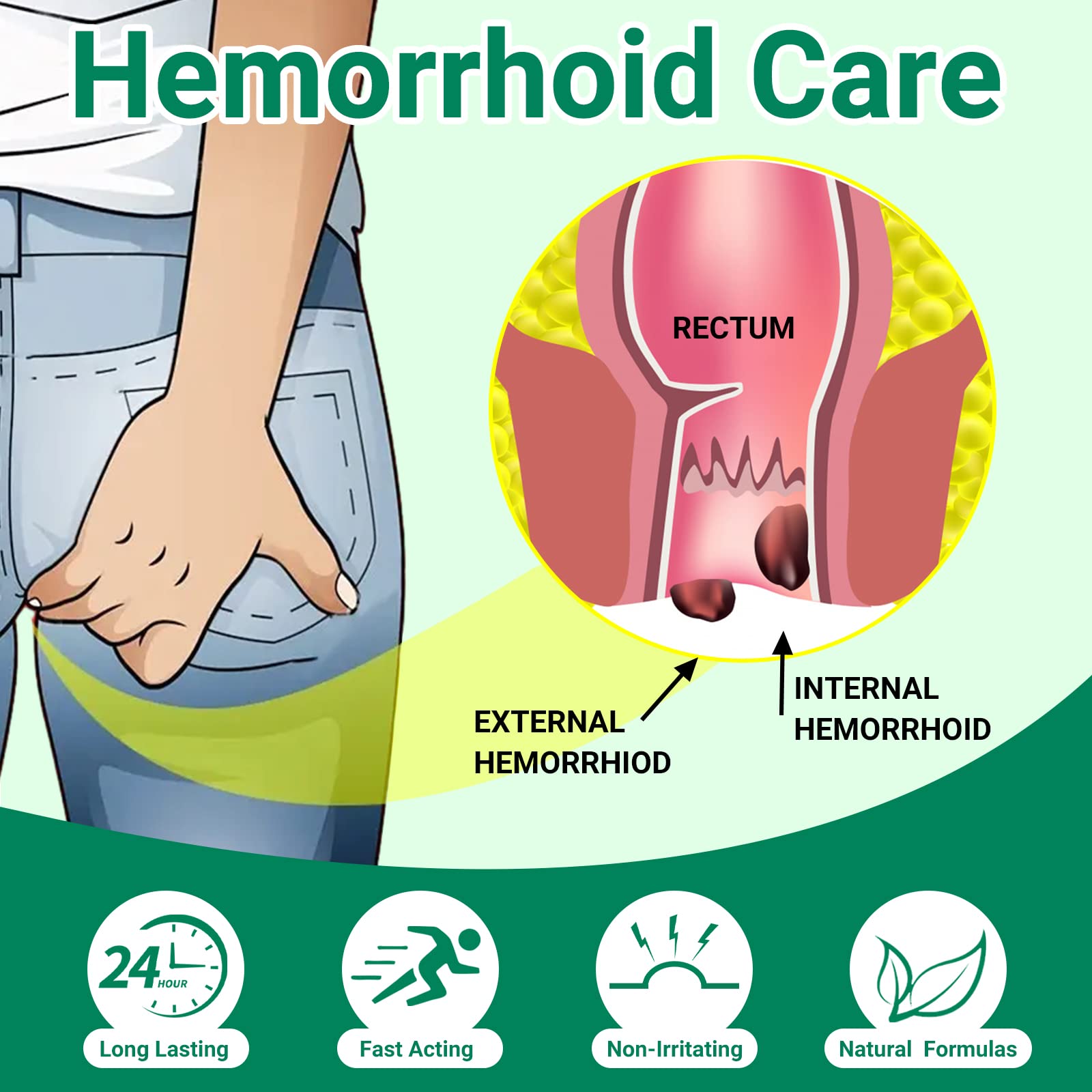 Hemorrhoid Treatment Ointment, Maximum Strength Treatment & Fast Relief for Pain, Itching, Burning, Swelling, Fissure, Bleeding, Discomfort, Long-Lasting Internal & External Hemorrhoid Cream, (2-Pack) LMNOOP buy supplements canada