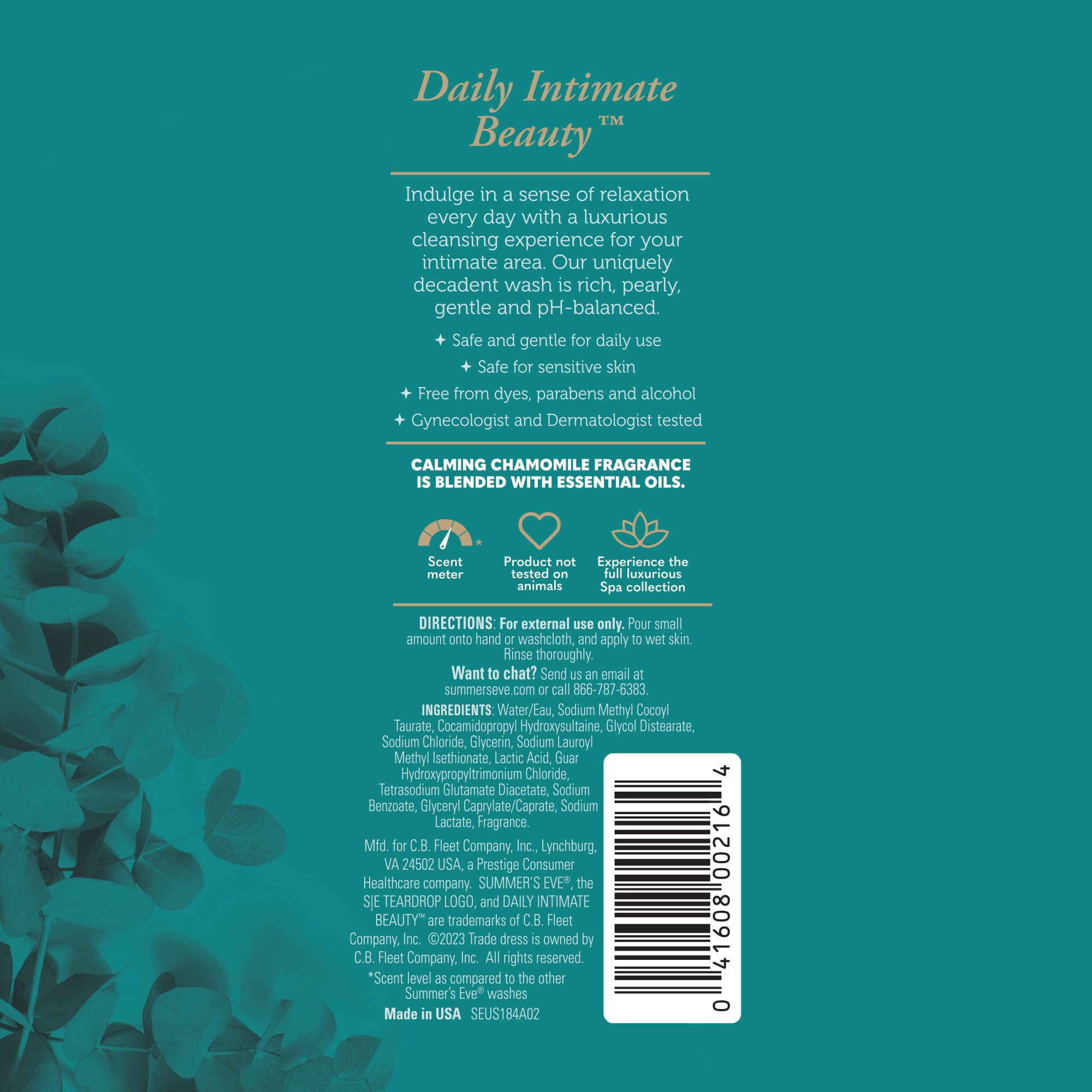 Summer's Eve Spa Daily Intimate Wash, Luxurious Cleansing All Over Feminine Body Wash Summer's Eve buy supplements canada