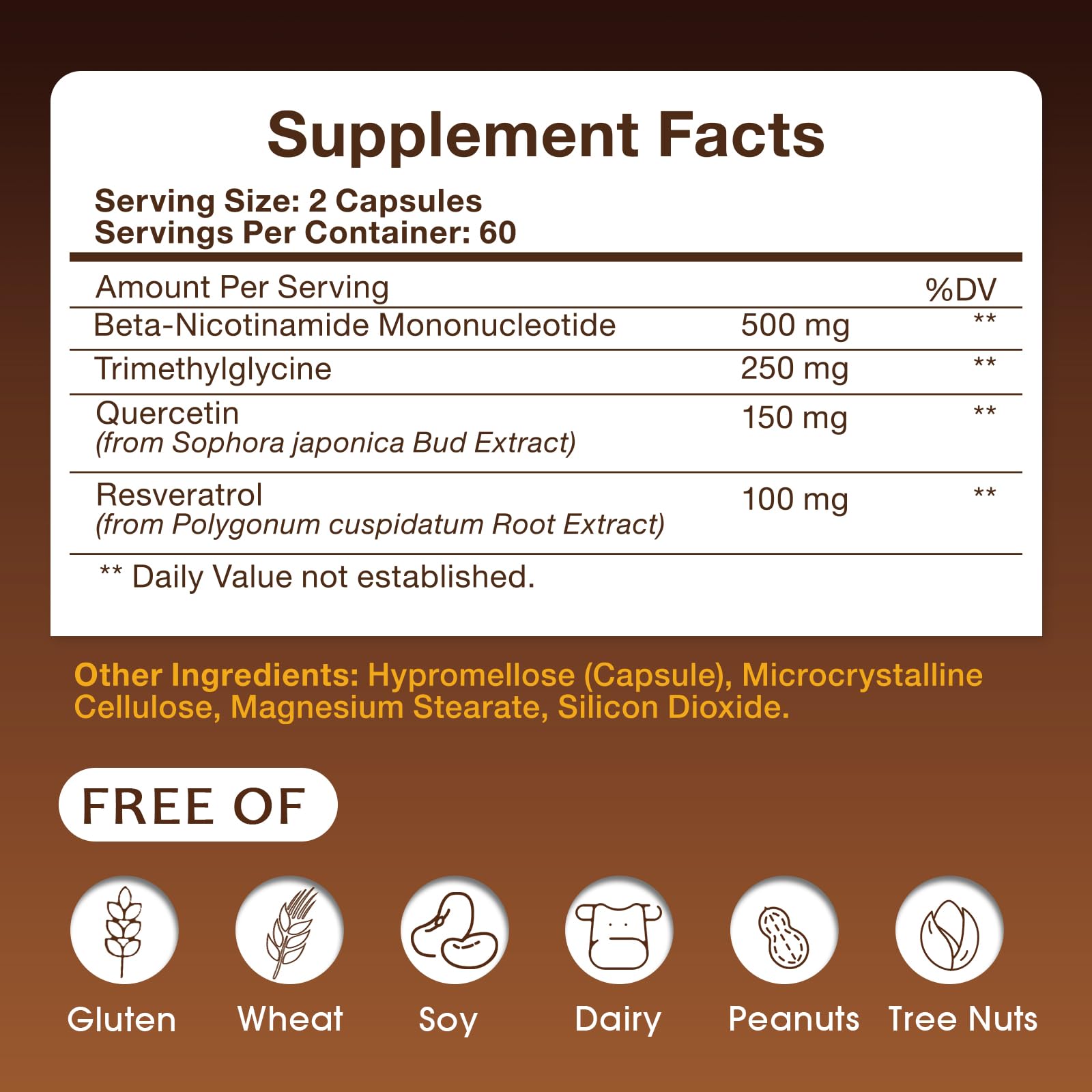 NMN Supplement 1000mg - NMN Supplement 1000mg Pure Organic, NMNH Alternative, Resveratrol Supplement, NAD+ Supplement, TMG & Quercetin for Cellular Support 120 Capsules RiRywony Health buy supplements canada