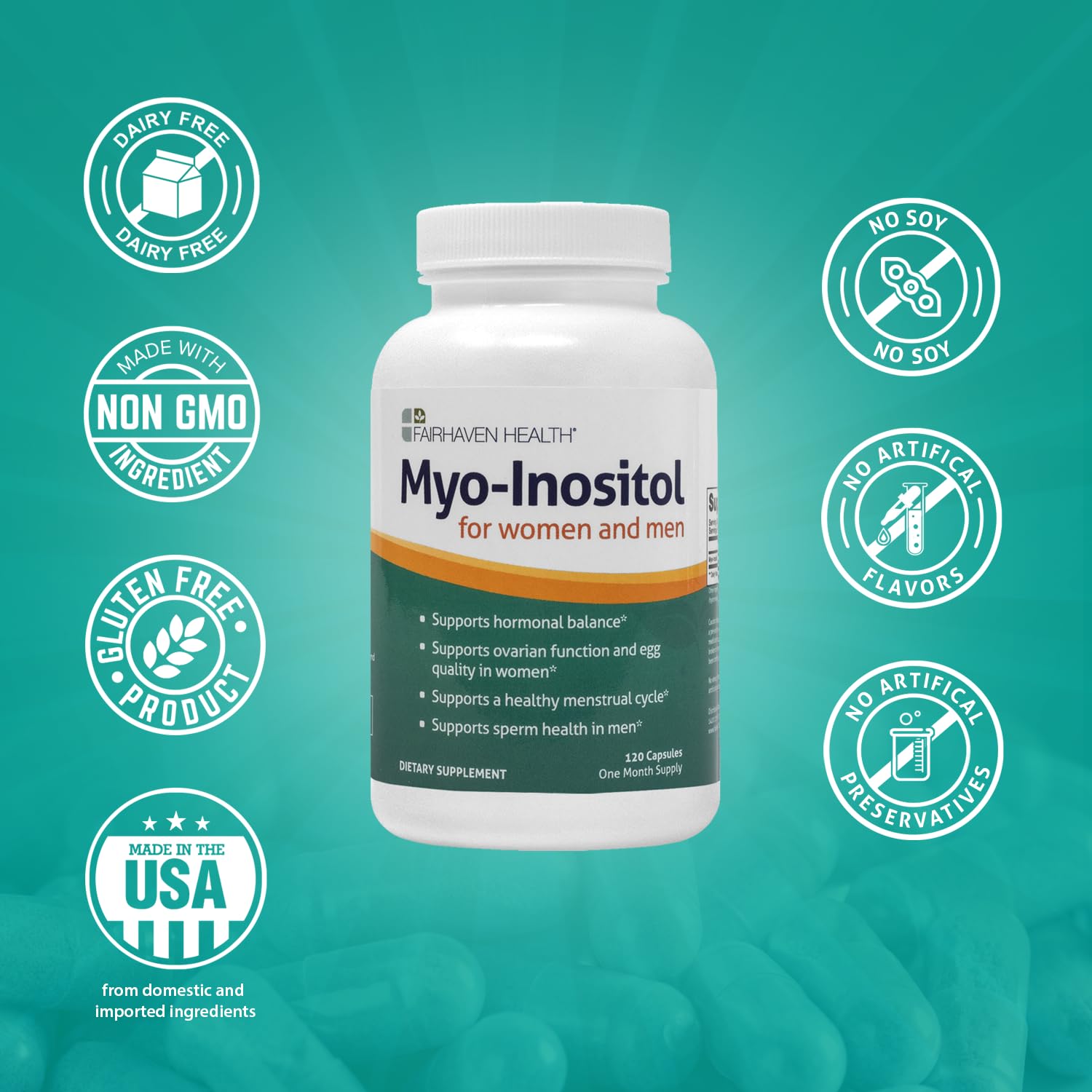 Fairhaven Health Myo-Inositol Supplement 2000mg | Male and Female Fertility Supplement Fairhaven Health buy supplements canada