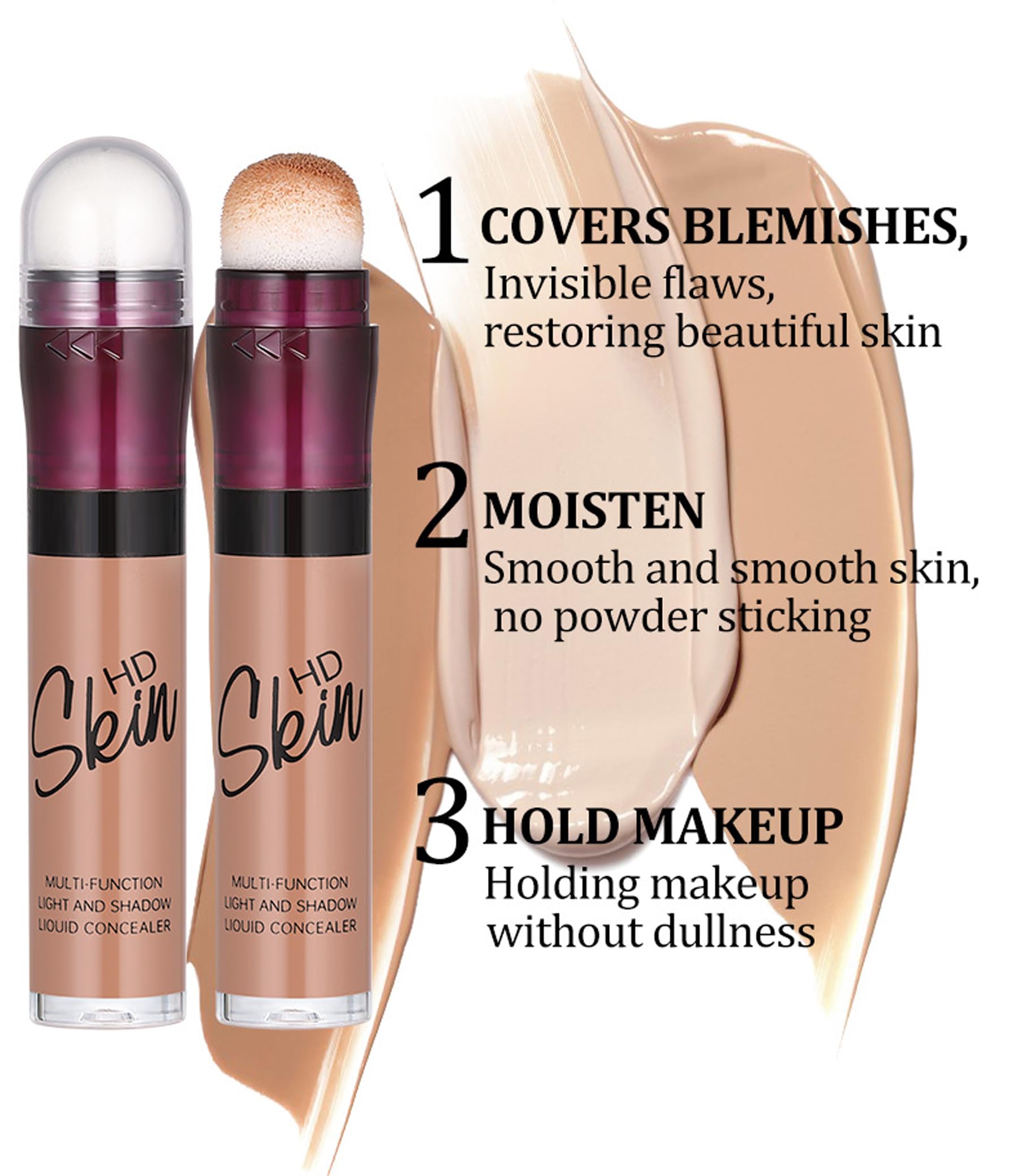 Concealer Stick Foundation Concealer Moisturizing Hydration Brightening Skin Tone Concealer Oil Control Waterproof With Applicator Cushion RHSEDD buy supplements canada