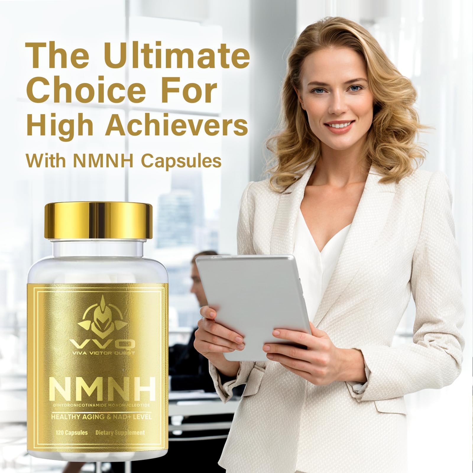 120 Capsules-NMNH (Dihydronicotinamide Mononucleotide), NAD Supplement to Boost NAD+ Levels as We Age (May Be More Effective Than Nicotinamide Riboside), NMNH Supplement for Anti-Aging VVQ buy supplements canada