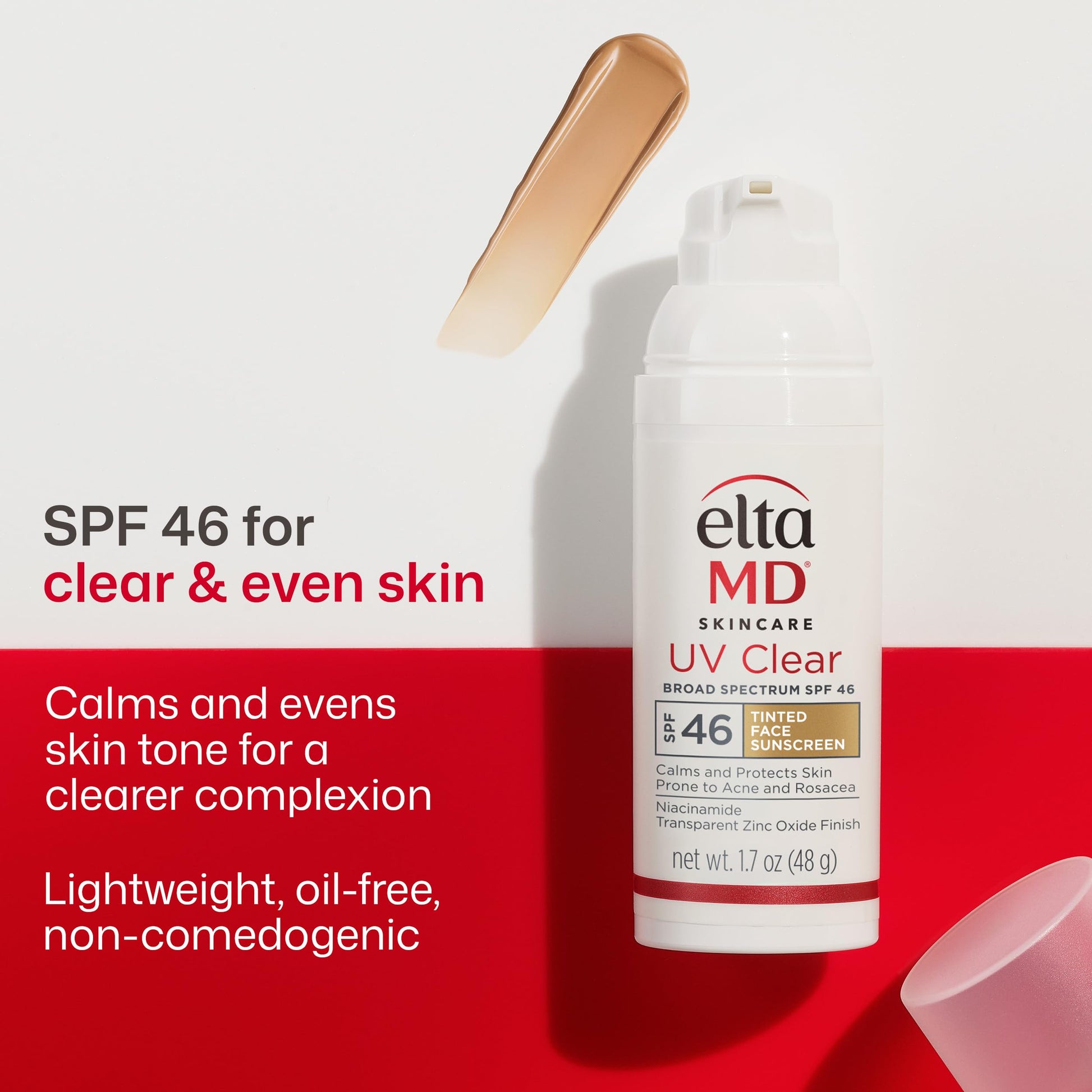 EltaMD UV Clear Tinted Sunscreen for Face, SPF 46 with Zinc Oxide, Oil-Free, Dermatologist Recommended, For Acne-Prone Sensitive Skin, 1.7 oz EltaMD buy supplements canada