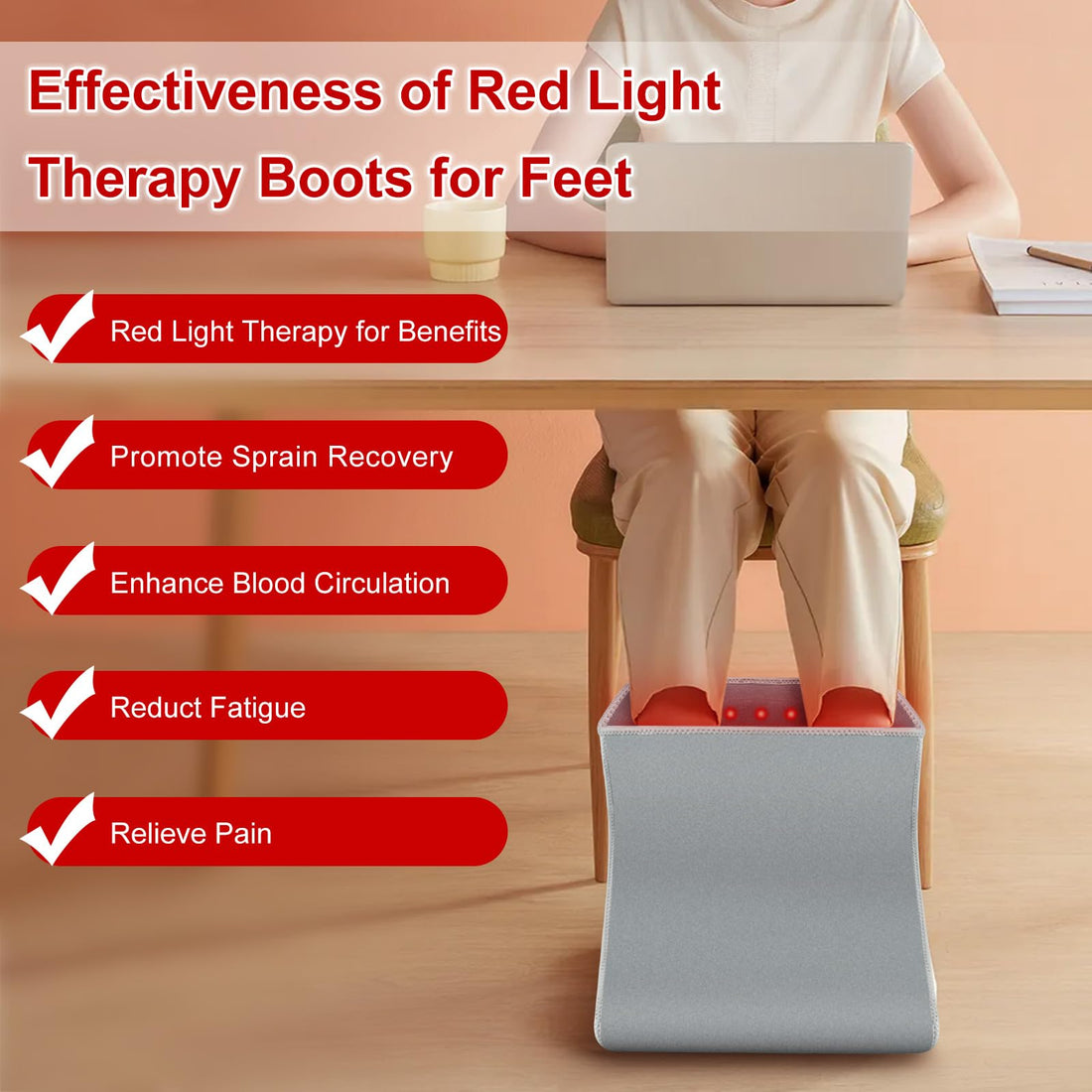 Red Light Therapy Boot for Feet, Infrared Light Therapy Slipper for Perfect Foot Care, Ideal for Ankle Rutollmit buy supplements canada
