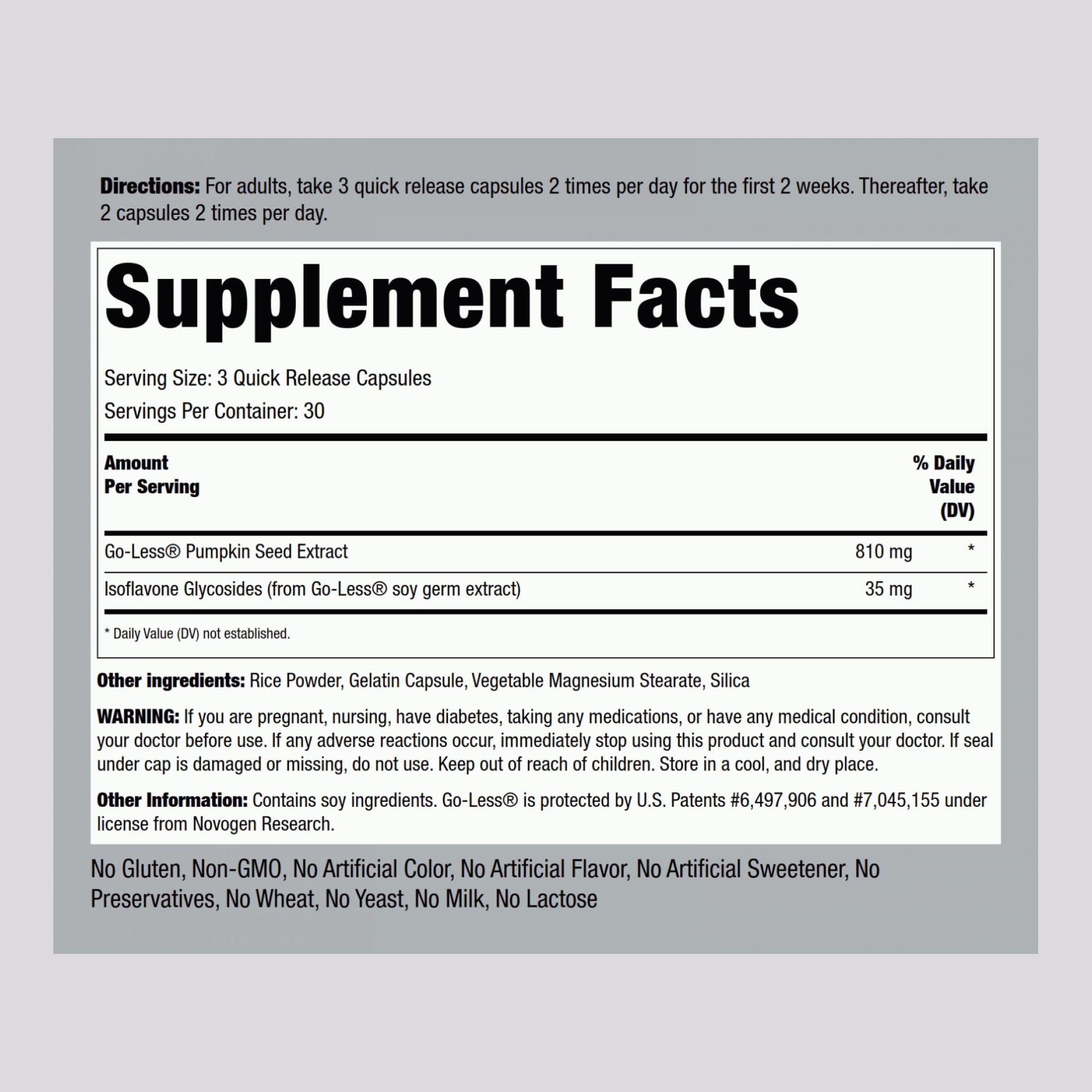 Piping Rock Bladder Control Pills for Women and Men | 90 Capsules | Maximum Strength Formula | Pumpkin Seed Extract | Non-GMO, Gluten Free Supplement Piping Rock buy supplements canada