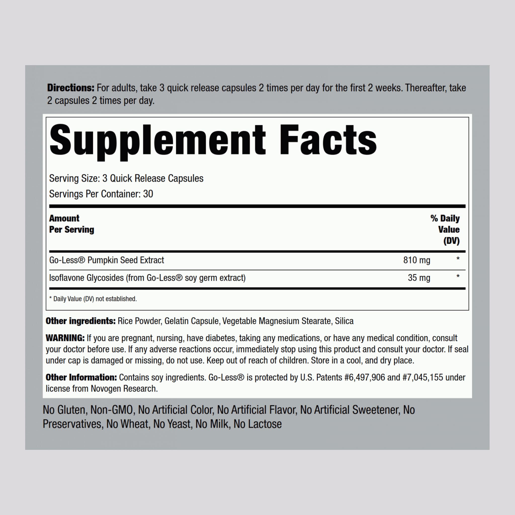 Piping Rock Bladder Control Pills for Women and Men | 90 Capsules | Maximum Strength Formula | Pumpkin Seed Extract | Non-GMO, Gluten Free Supplement Piping Rock buy supplements canada