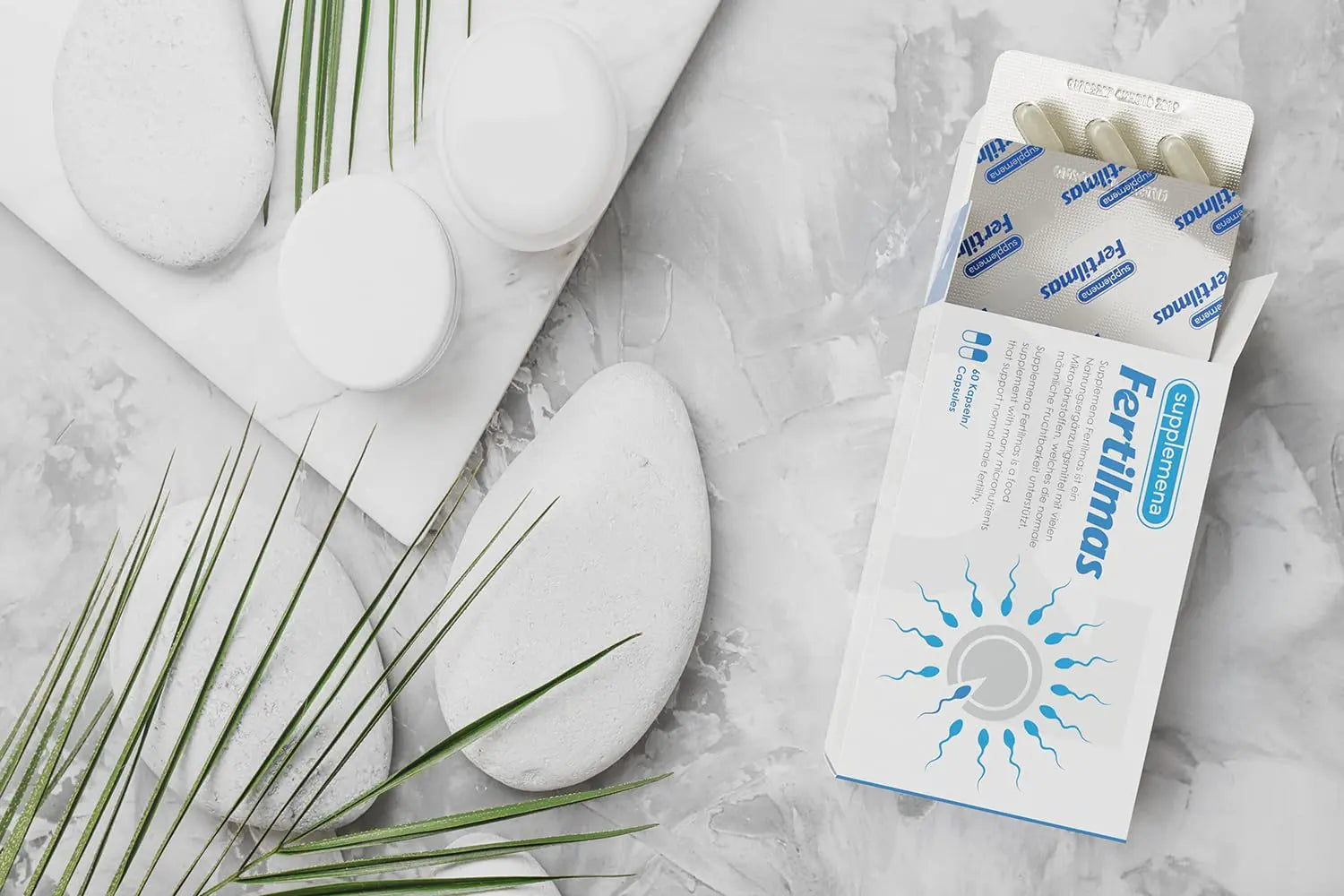Fertilmas Natural Fertility Support for Men | L-Carnitine, Zinc, Vitamin D3, and Folic Acid | Couples TTC Supplement for Reproductive Health | Supplemena buy supplements canada