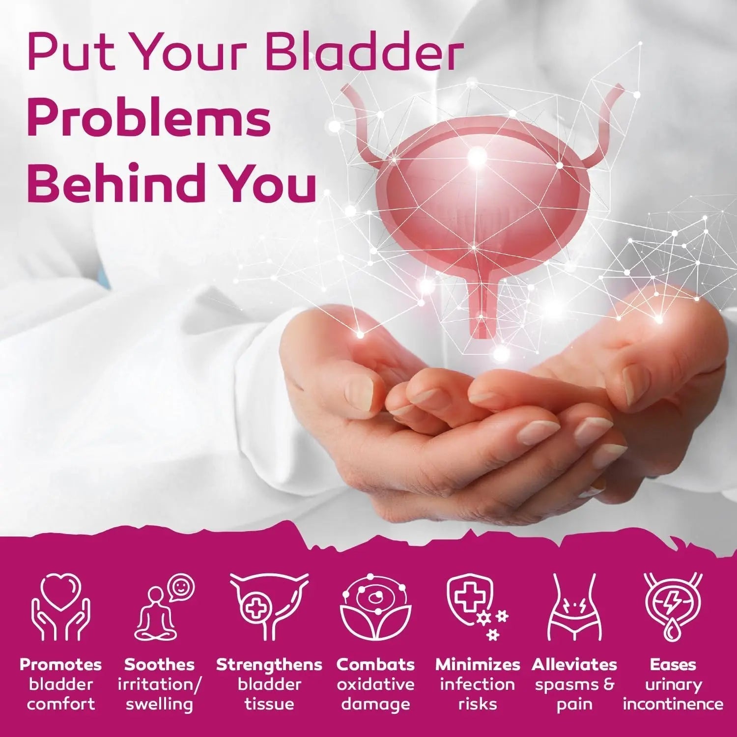 SOLV NATURALS CYSTASOLV Bladder & Pelvic Discomfort Formula - Enjoy Less Urgency & Flares* with Daily IC/BPS UTI Support – Premium Bladder & Urinary Support for Women & Men - 60 Vegan Capsules SOLV NATURALS buy supplements canada