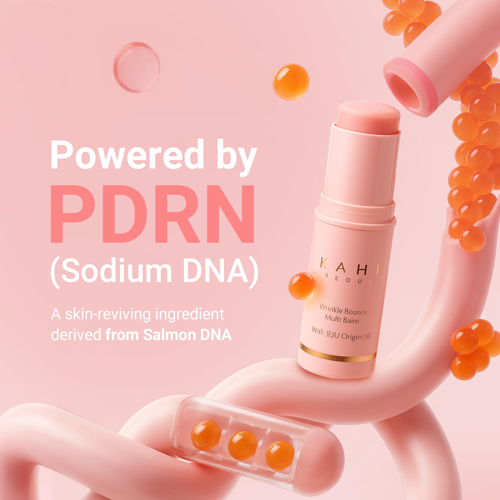 KAHI Wrinkle Bounce Multi Balm Stick | PDRN Collagen Wrinkle Stick | Korean Skin Care |All-in-One Hydrating Lip Balm Eye Cream Neck Cream Make Up Base & Face Mist Moisture Balm KAHI buy supplements canada