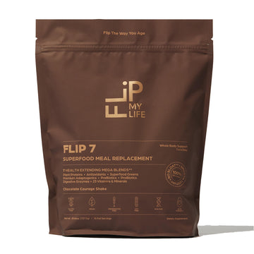 Flip My Life, Flip 7 Natural SuperFood, Plant-Based Protein, Complete Meal Replacement to Support Healthy Gut, 7 Mega Nutrient Rich Blends Flip My Life buy supplements canada