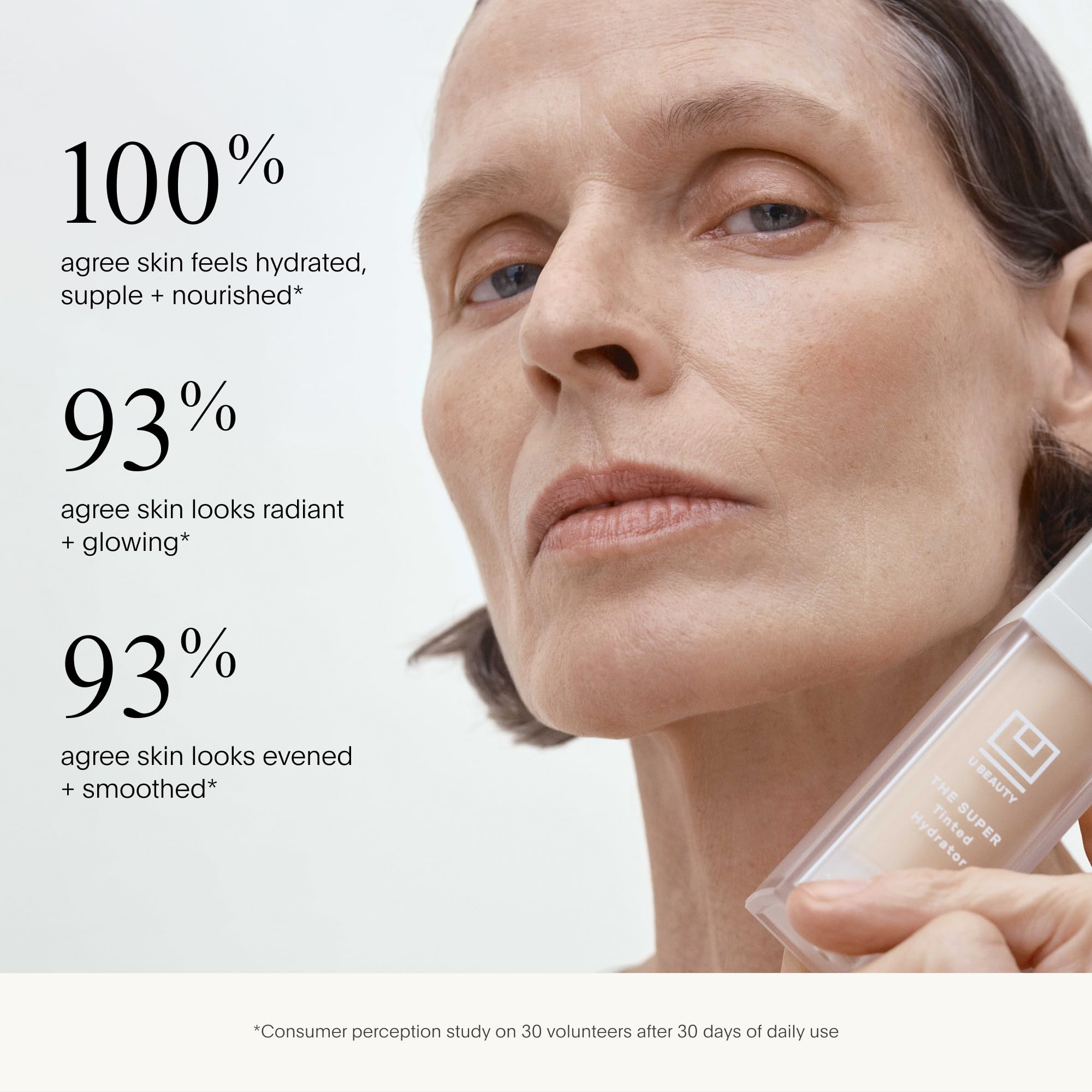 U Beauty The Super Tinted Hydrator Hyaluronic Acid Moisturizing Cream - Mega-Dose Skin Hydrator for Supple, Smooth, and Softer-Looking Skin For Up To 48 Hours - Shade 6-1.0 oz U Beauty buy supplements canada