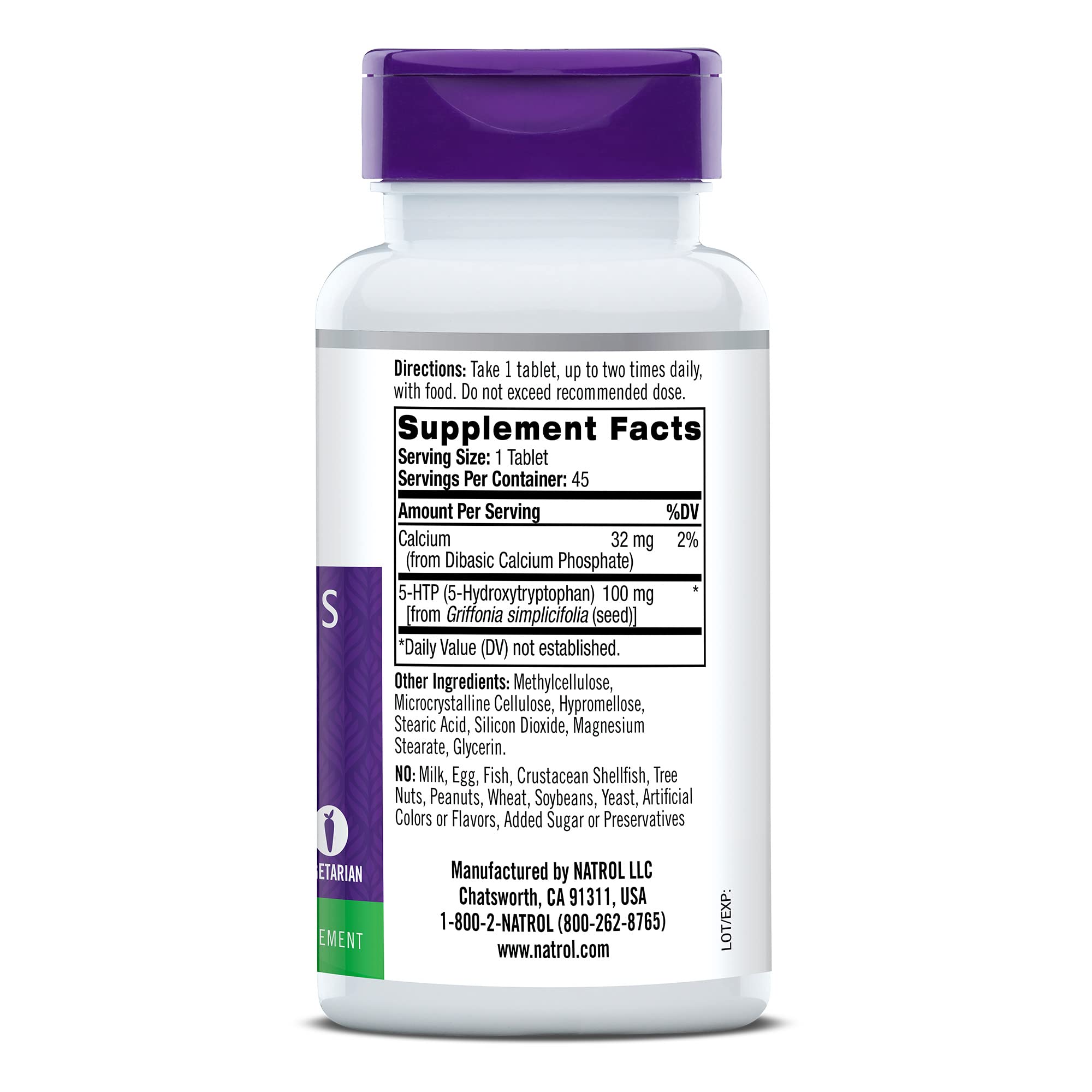 Natrol 5-HTP 100mg, Dietary Supplement Helps Support a Balanced Mood, 90 Time Natrol buy supplements canada