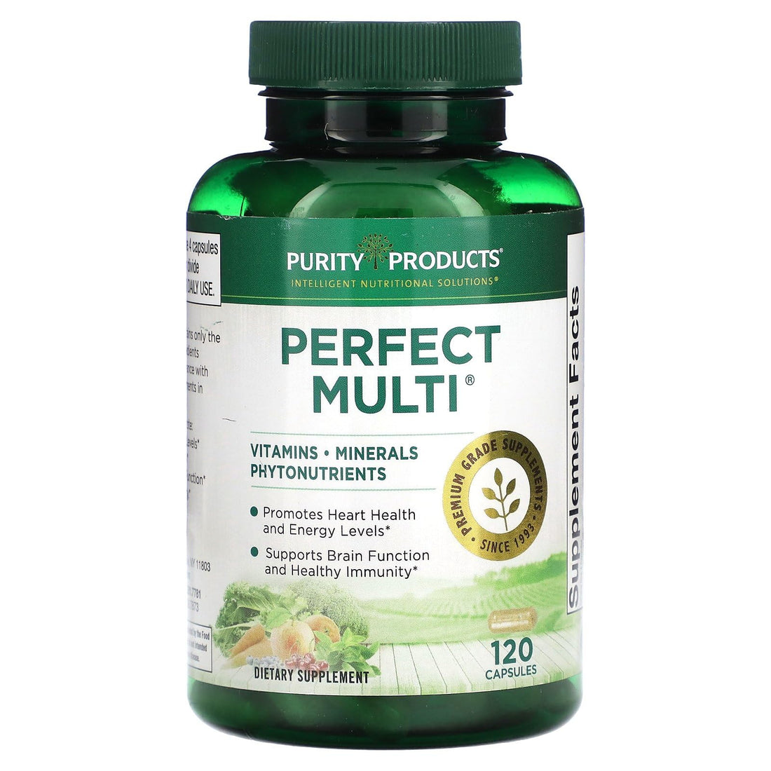 Purity Products Perfect Multi - Multivitamin Packed with Vitamins, Minerals and Phytonutrients - 60 Breakthrough Nutrients - Support for Healthy Immunity, Normal Energy Levels - 120 Capsules (1) Purity Products buy supplements canada