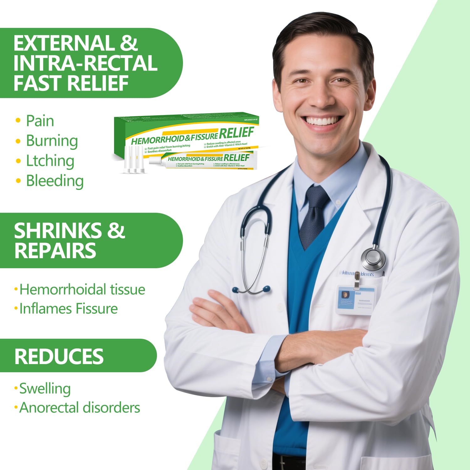 RHAICARE Hemorrhoid and Fissure Treatment Cream,Hemorrhoidal Ointment for Fast Acting Itch, Swelling, and Maximum Strength Pain Relief RHAICARE buy supplements canada