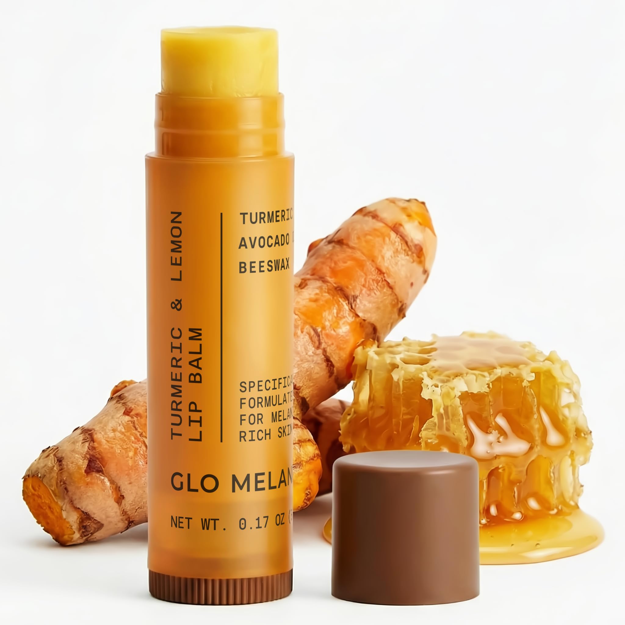 Glo Melanin All Natural Lemon and Turmeric Lip Balm - Natural Lip Balm Illuminate Your Smile Glo Melanin buy supplements canada