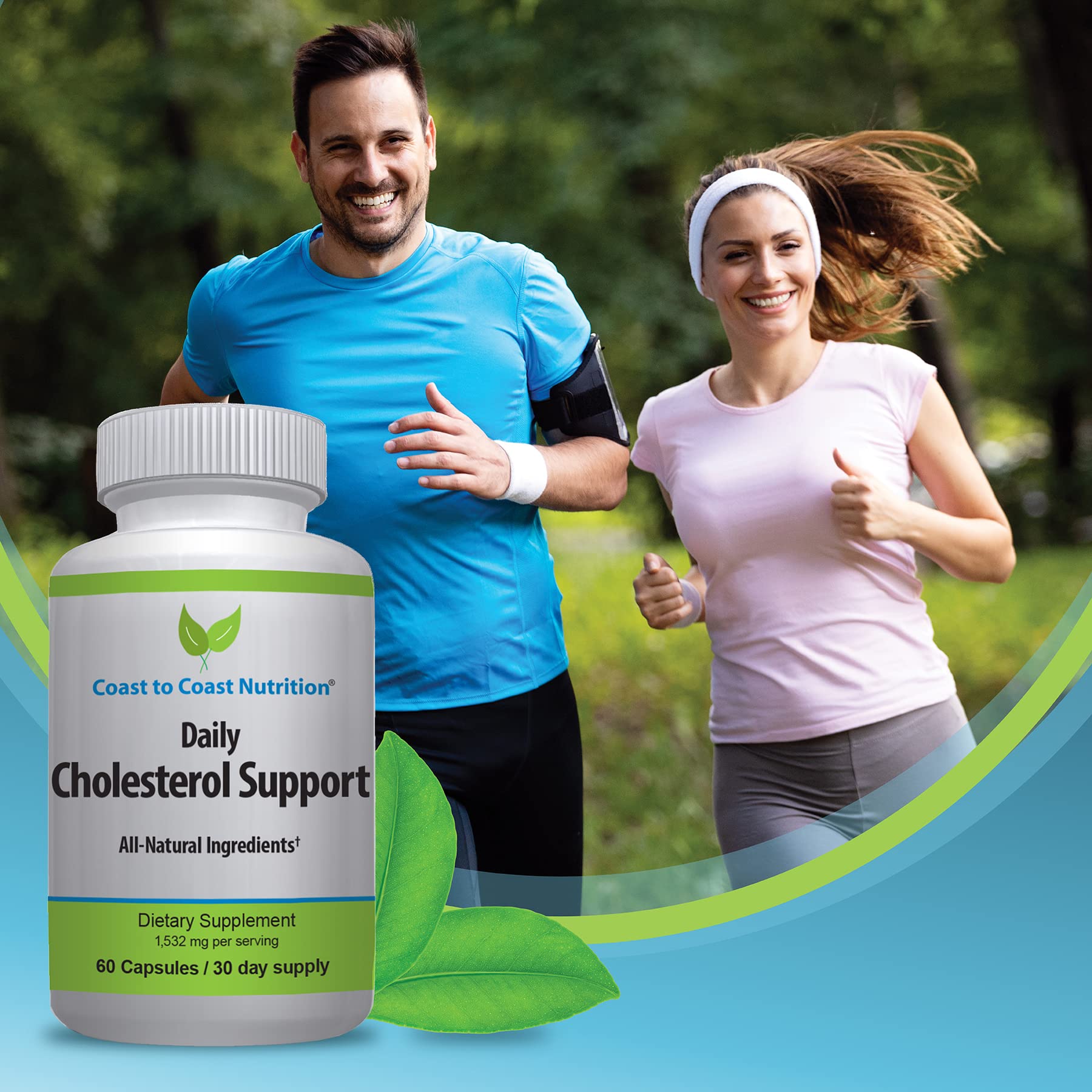 Coast to Coast Nutrition Cholesterol Support Supplement - Support Cardiovascular & Artery Performance, Target Bad LDL Levels & Plaque Calcium Buld-Up - Promote Circulation & Blood Flow - 60 Capsules Coast to Coast Nutrition buy supplements canada