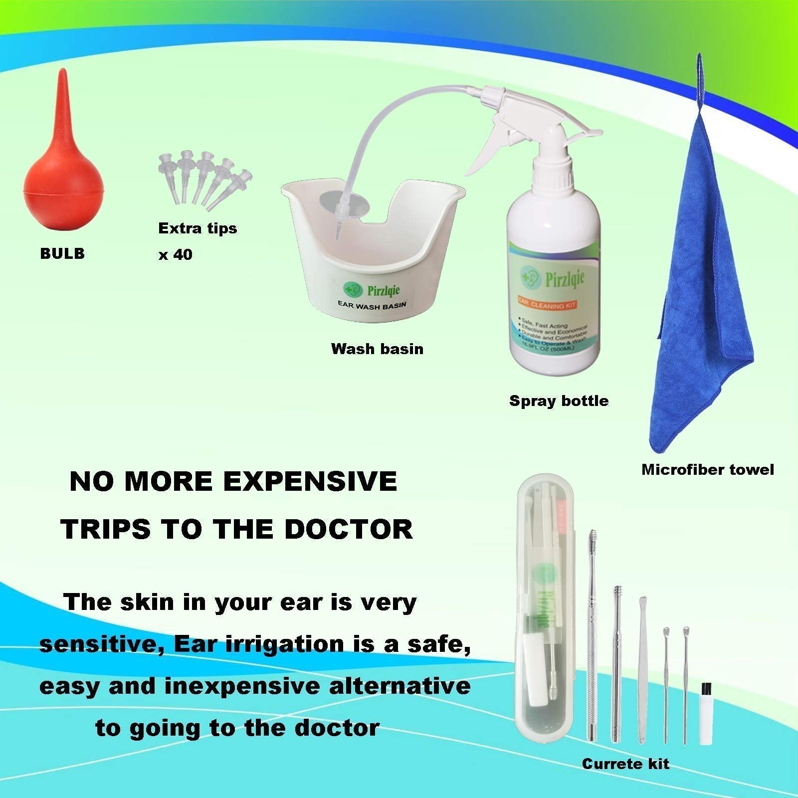 Ear Wax Removal Tool, Ear Cleaning Kits Safe Ear Irrigation Kit Ear Flush QISXROVY buy supplements canada