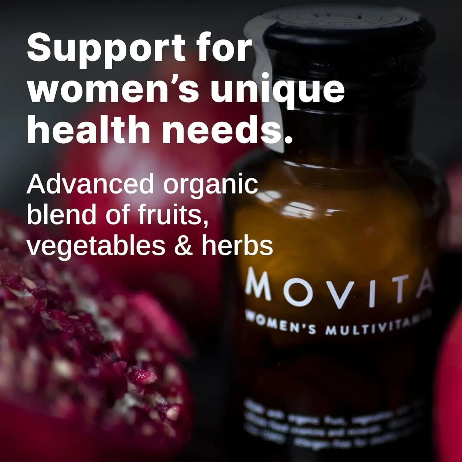 Movita Women’s Daily Multivitamin - Organic Fermented Whole Foods for Enhanced Energy, Immunity & Vitality - Vegan Movita buy supplements canada