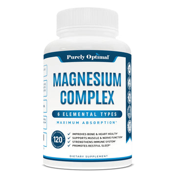 Magnesium Complex Supplement - Magnesium Citrate, Malate, Taurate, Oxide Purely Optimal buy supplements canada