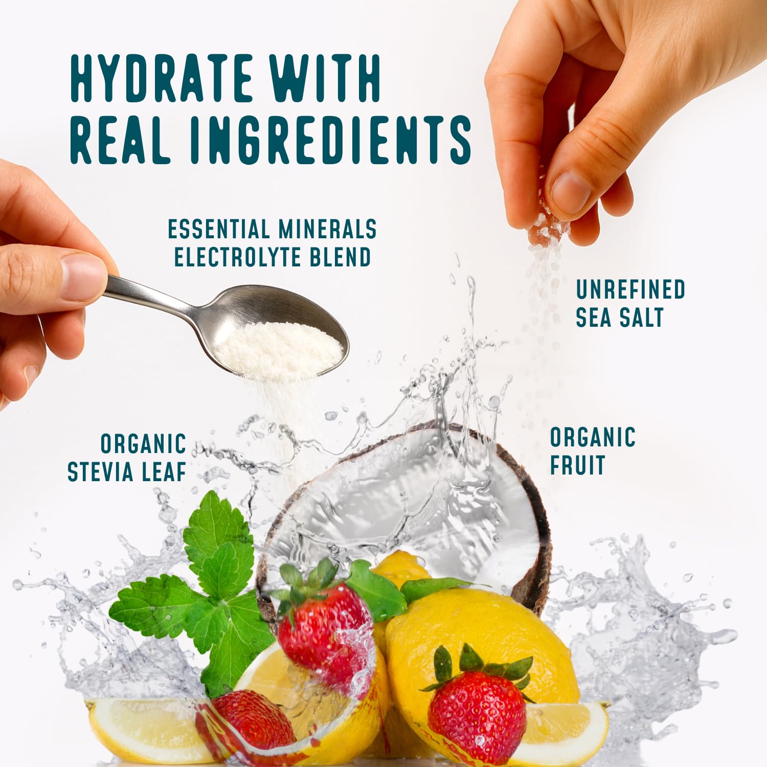 FlavCity Electrolytes Powder Packets - 28 Hydration Packets, Variety Pack - No Added Sugar - Hydration Powder with Real Fruit & Unrefined Sea Salt FlavCity buy supplements canada