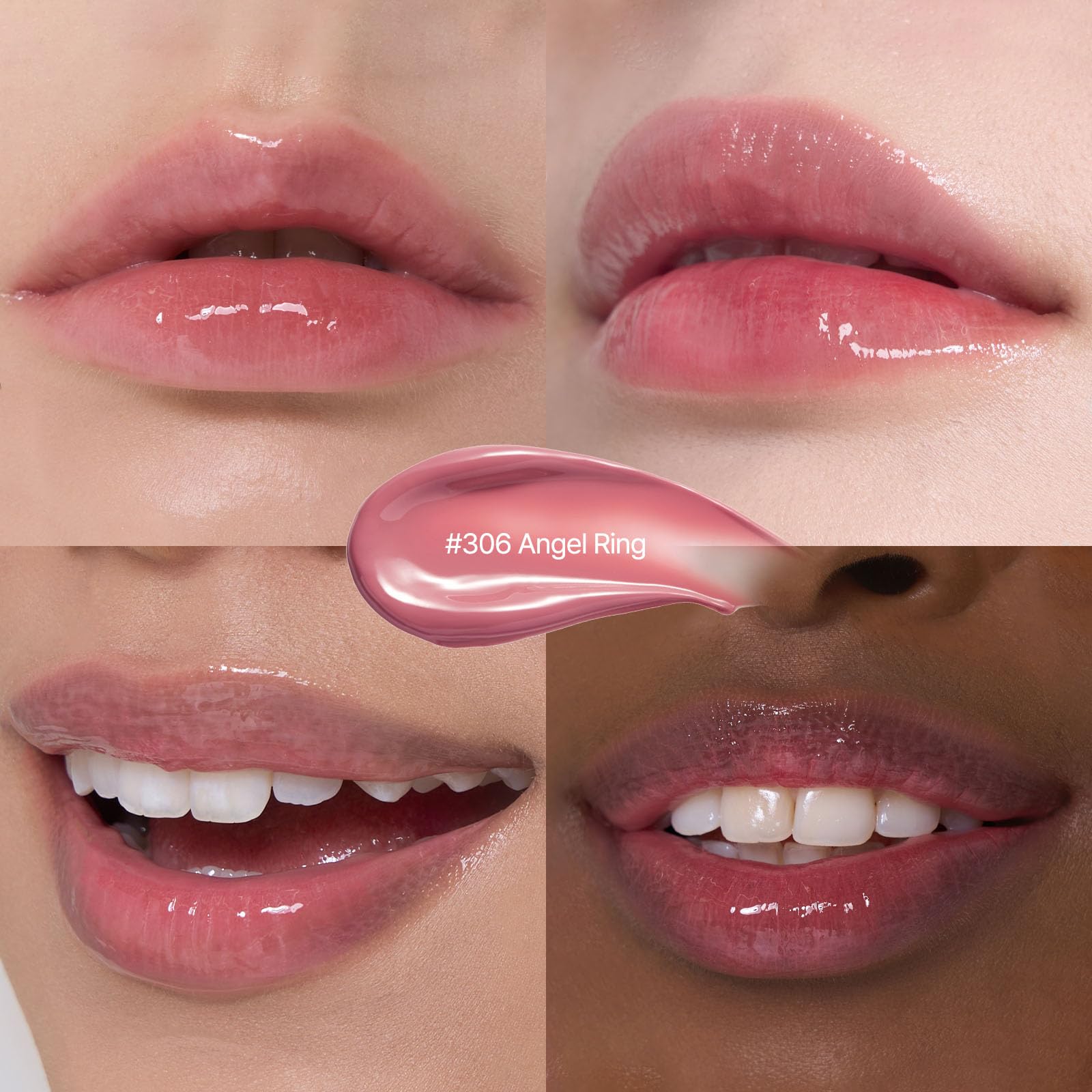 Laka Jelling Nude Gloss, 4.5g/0.15oz, Sheer Hydrating Lip Oil with No Stain, Non-Sticky, Nourishing Gloss for a Glowy Look, K-Beauty (#306 Angelring) Laka buy supplements canada