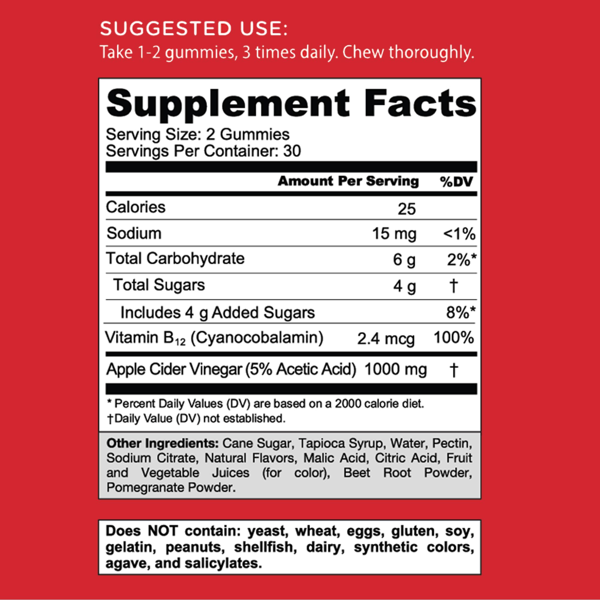 Goli Apple Cider Vinegar Gummies - Worlds First ACV Gummy with Vitamin B12, Beetroot & Pomegranate Goli buy supplements canada