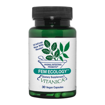 Vitanica FemEcology, Vaginal and Intestinal Probiotic Support, Vegetarian, 30 Capsules Vitanica buy supplements canada