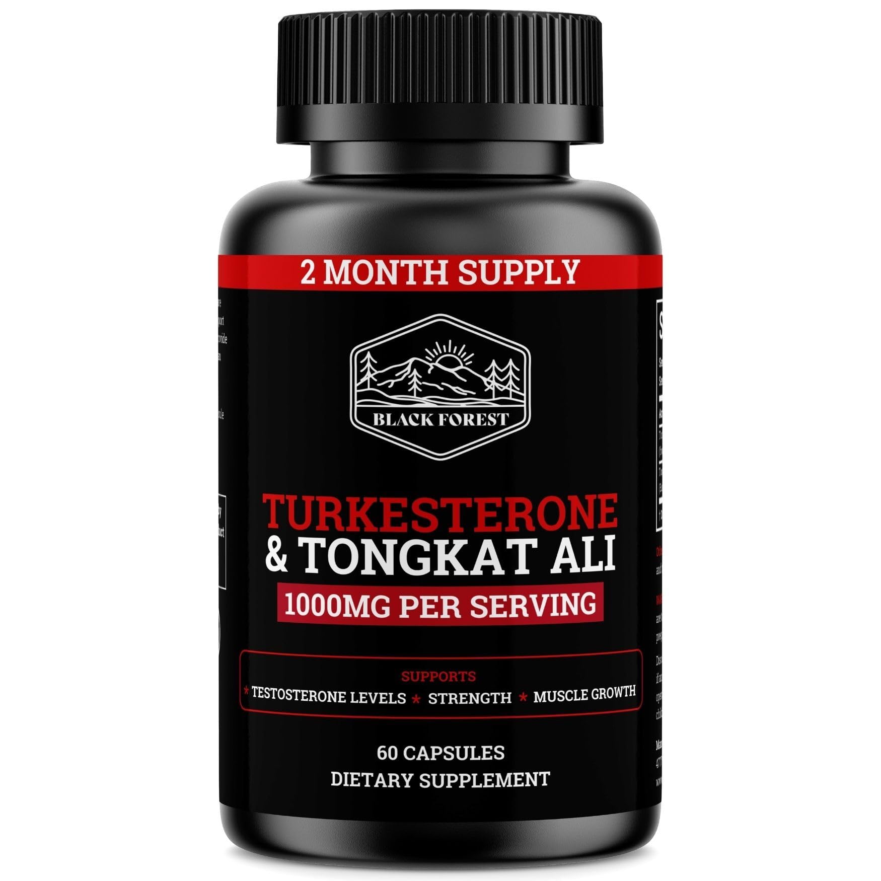 Black Forest Turkesterone Tongkat Ali Supplement 1000mg per Serving (Max Purity 95%) Turkesterone Supplement for Men (Tongkat Ali for Men Longjack 200:1) Similar to Tongkat Ali Fadogia Agrestis Black Forest buy supplements canada