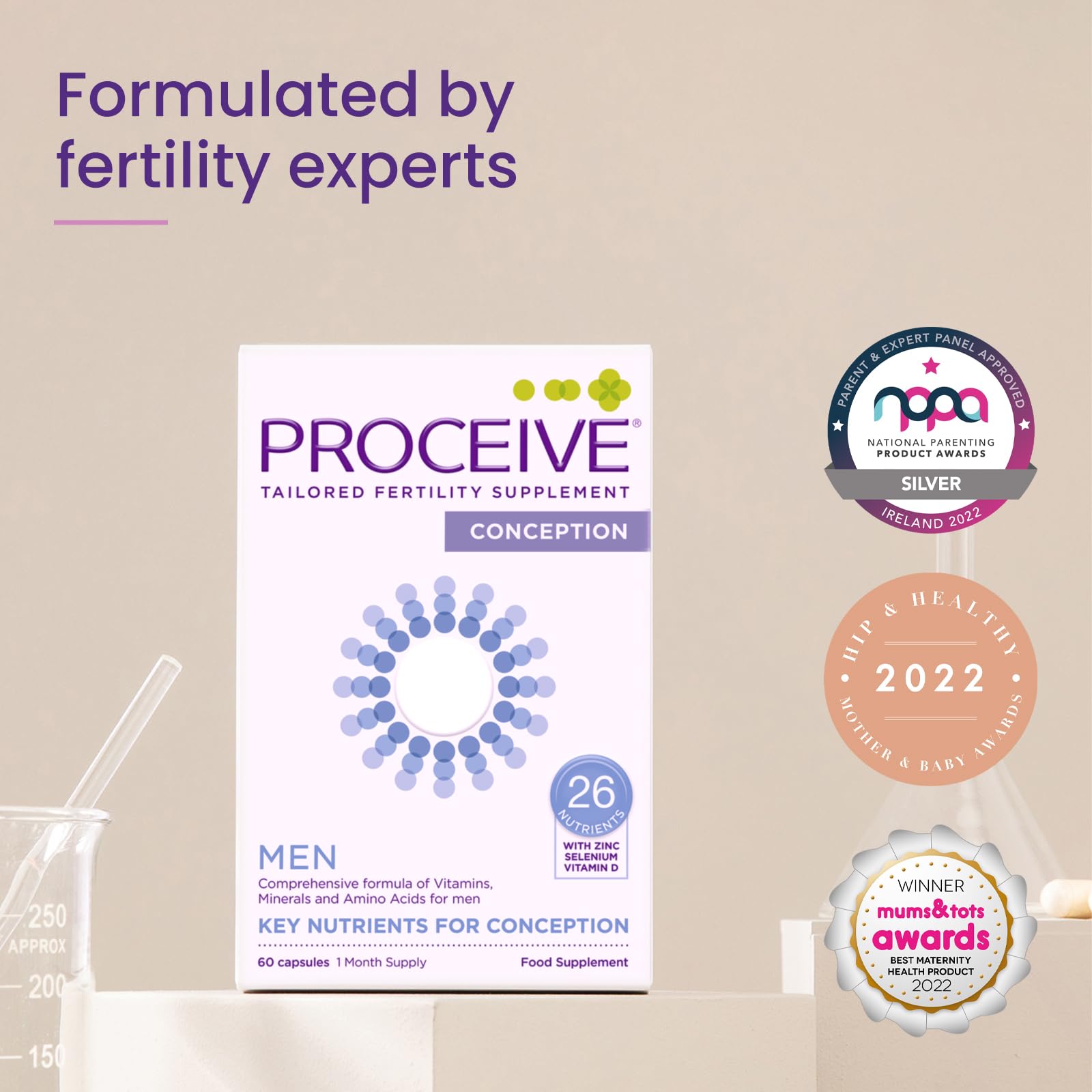 Proceive® Men Fertility Supplement for Conception - Vitamins & Minerals for Men Trying Proceive buy supplements canada