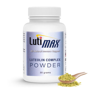 Lutimax Luteolin Complex Powder Brain Supplement with Rutin - Nootropic Brain Supplements for Memory and Focus to Improve Brain Health - Antioxidant Supplement for Immune Support - 100 Servings Solo Luti buy supplements canada