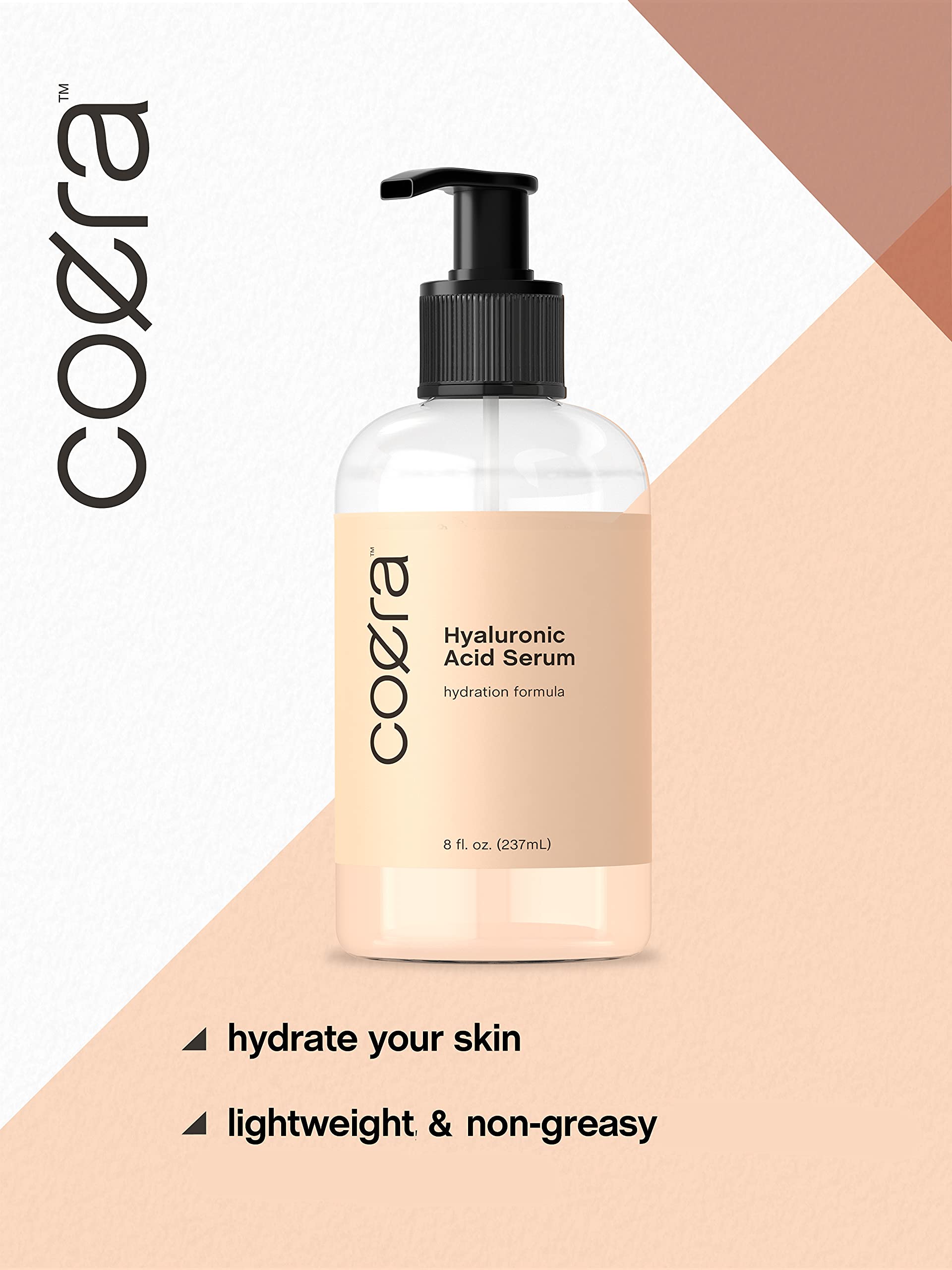 Hyaluronic Acid Serum for Face & Skin | 8 oz | Paraben & SLS Free Moisturizer | Packaging Coera buy supplements canada