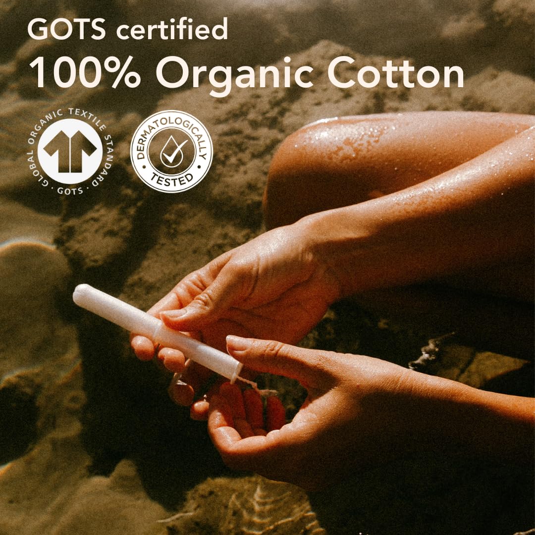 Award Winning 100% Organic Cotton Easy Glide Tampons with Compact Plant Based Applicator MARLOW buy supplements canada