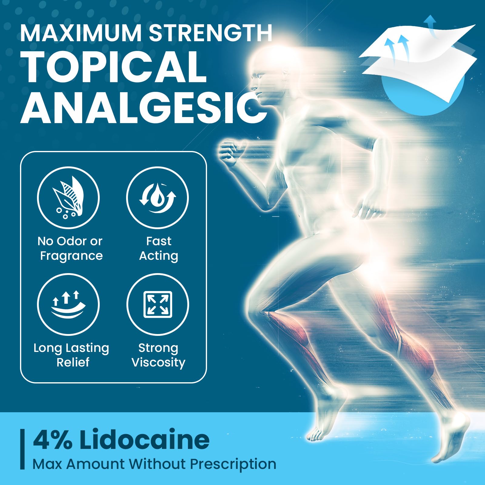 Sumifun 4% Lidocaine Patches, Long Lasting Plaster Patch for Knee, Shoulder, Muscle, Joints with Natural Ingredients, Extended Patch with Lidocaine (Large, Count, 18) Sumifun buy supplements canada