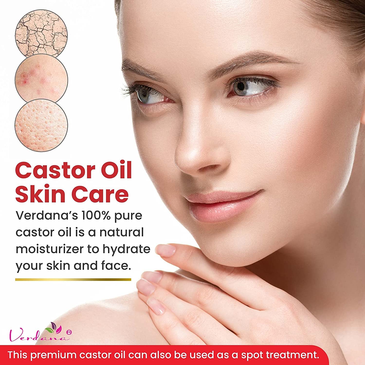 Verdana Organic Castor Oil – USDA Certified Organic – Cold Pressed, Unrefined, 100% Pure and Hexane Verdana buy supplements canada