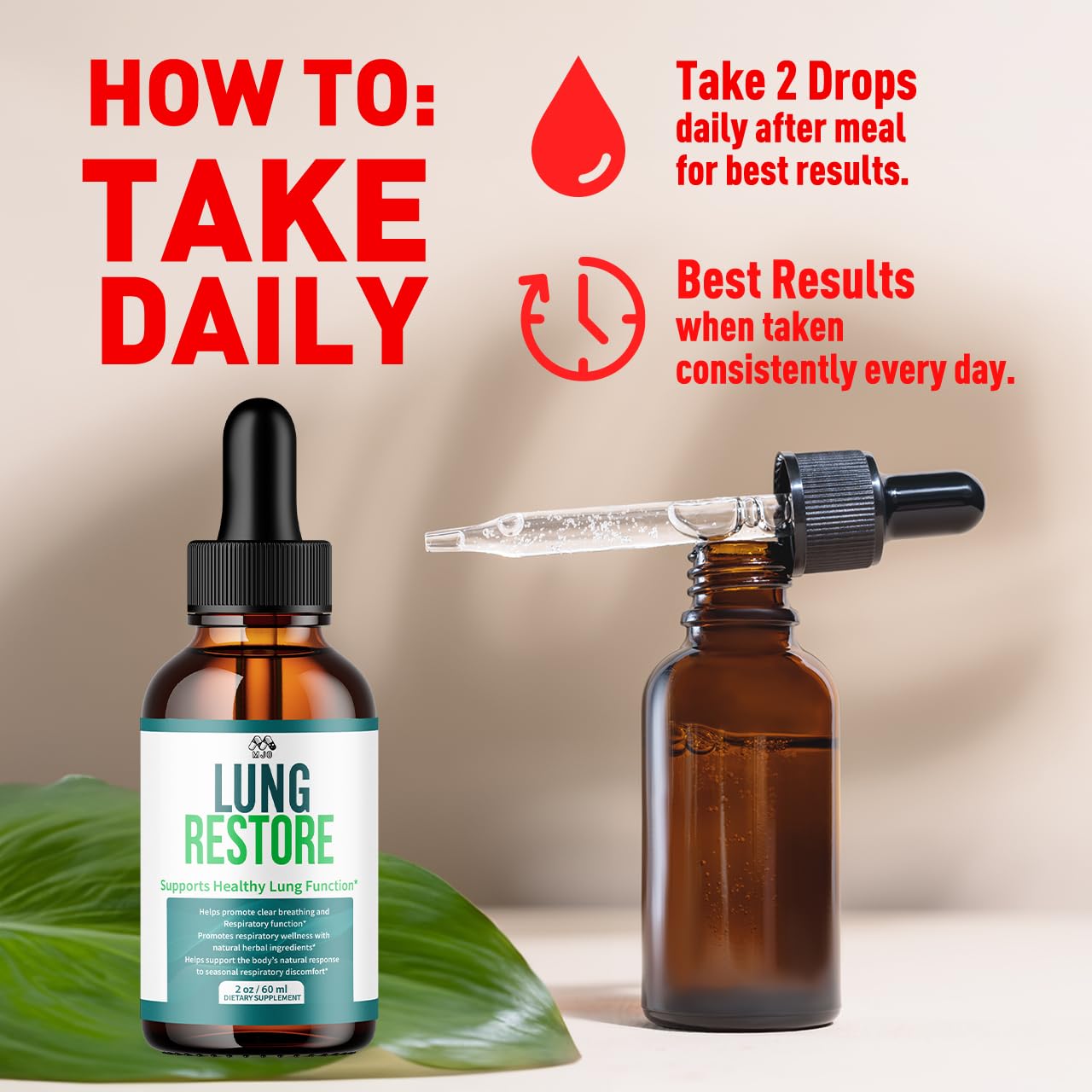 Lung Restore Drops, Official LungRestore Liquid Supplement Drops with All Natural Ingredients, Lung Restore Advanced Lungs Wellness Support Formula with Premium Vitamins for Women & Men (30 Servings) MJO buy supplements canada
