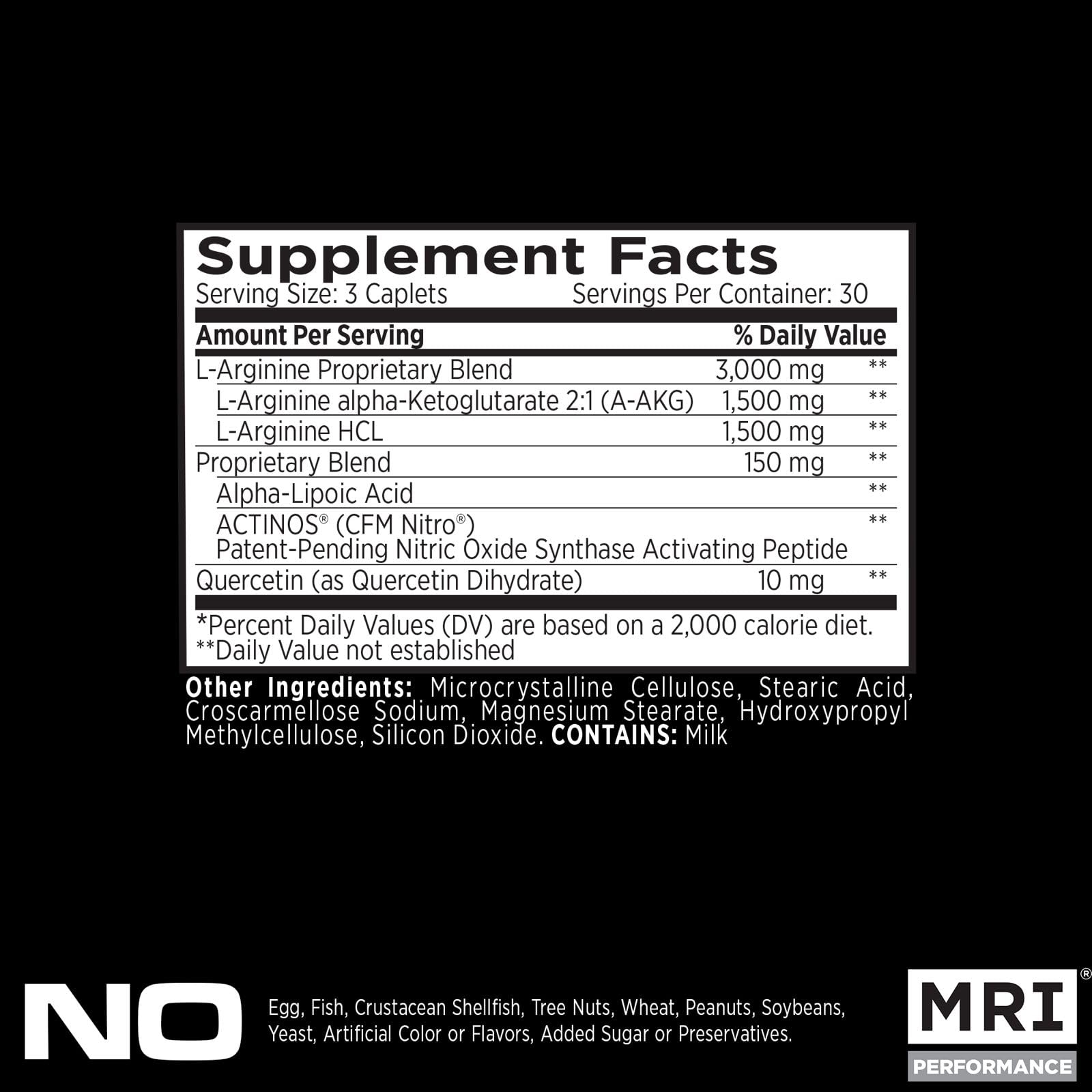 MRI Performance NO2 Nitric Oxide Booster, Original Formula with 3,000mg L-Arginine & AAKG, Nitric Oxide Production, Healthy Blood Pressure & Heart Health (90 Caplets) MRI buy supplements canada