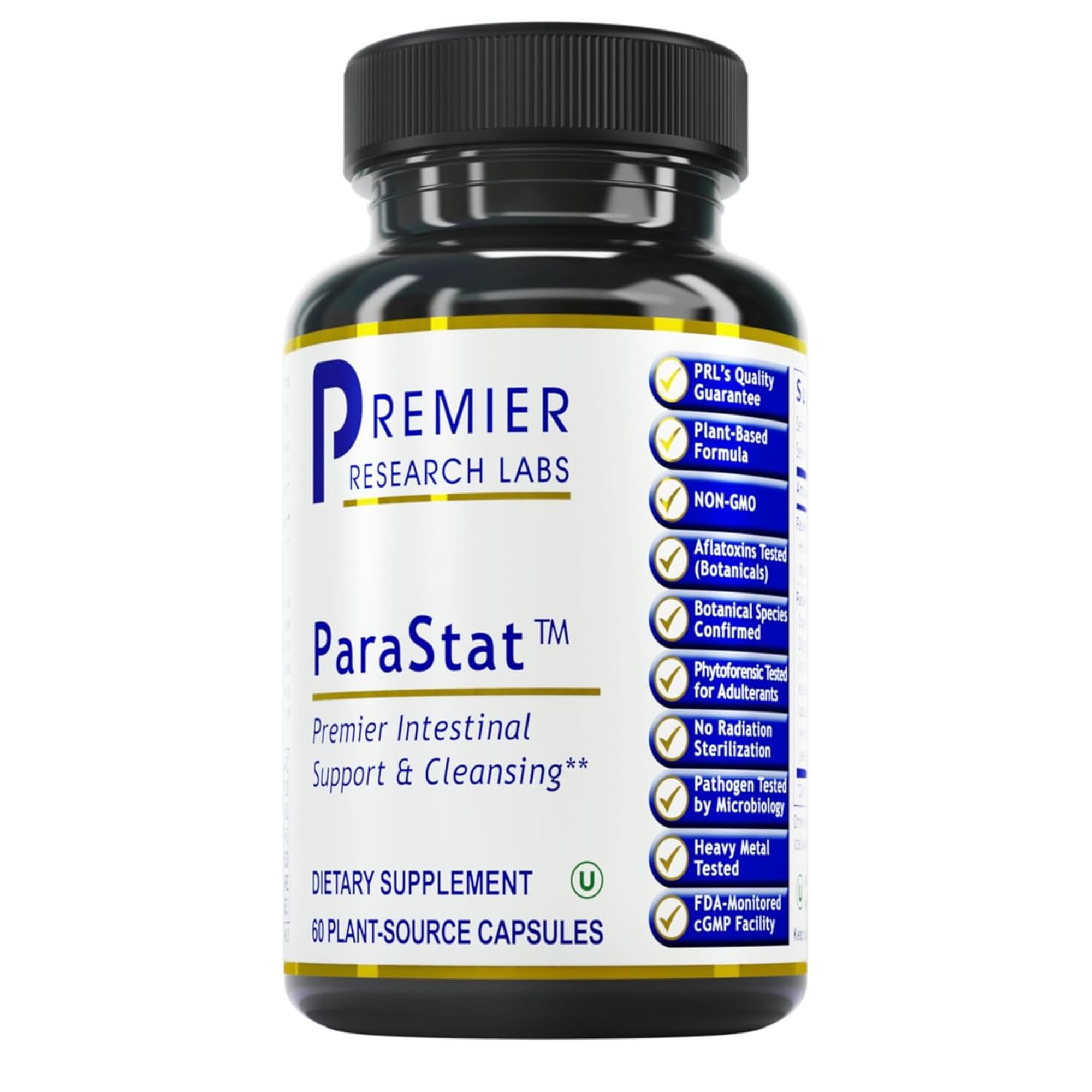 Premier Research Labs ParaStat - Intestinal Cleanse, Natural Gut Cleanse for Women & Men, Support for Colon Detox, Bloating, Digestion & Constipation - 90 Capsules (30 Day Supply) Premier Research Labs buy supplements canada