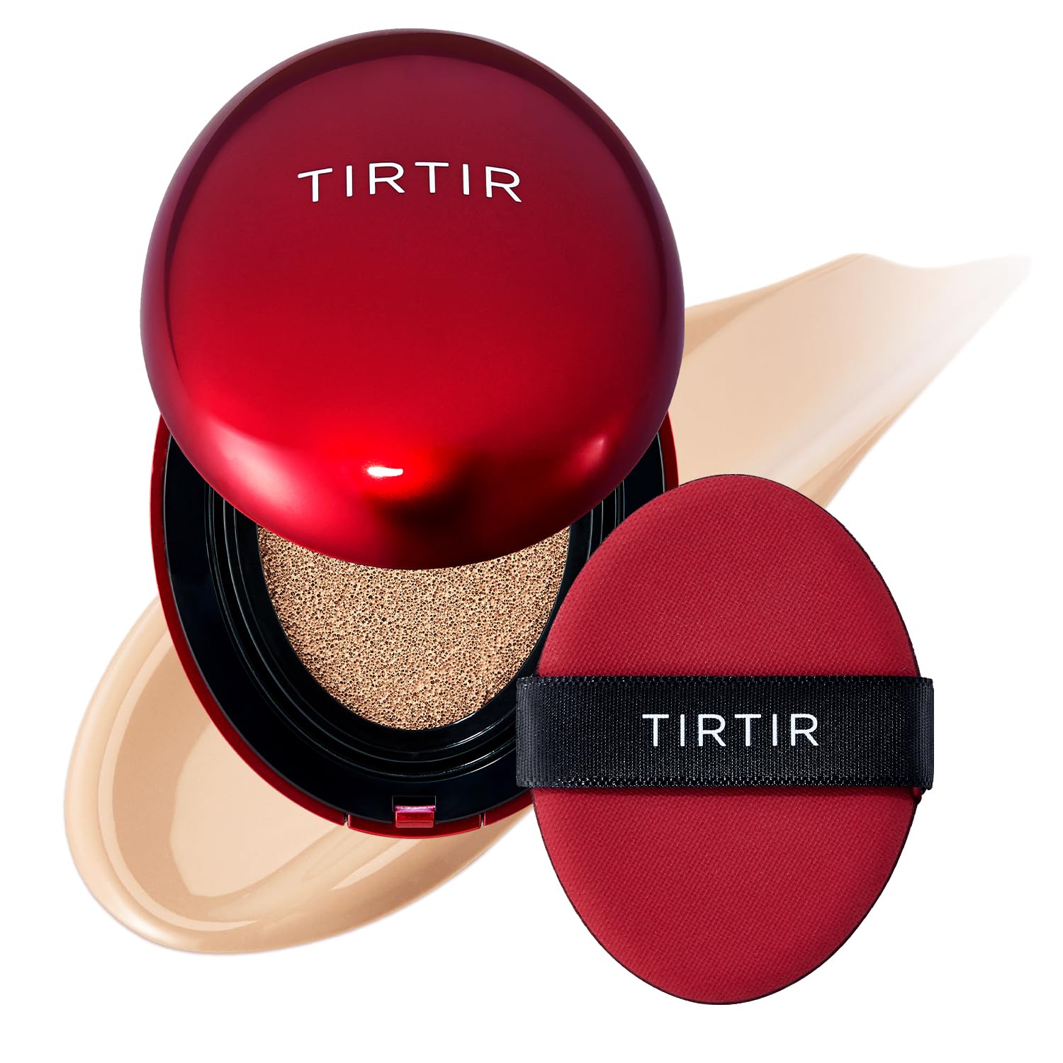 [*Mini Size*] TIRTIR Mask Fit Red Cushion Foundation | Full coverage, Weightless, Skin fit, Satin Glow Finish, Korean Makeup BB Foundation, beauty, Tattoo cover up, Buildable (#23N Sand / 0.15 Fl Oz) TIRTIR buy supplements canada