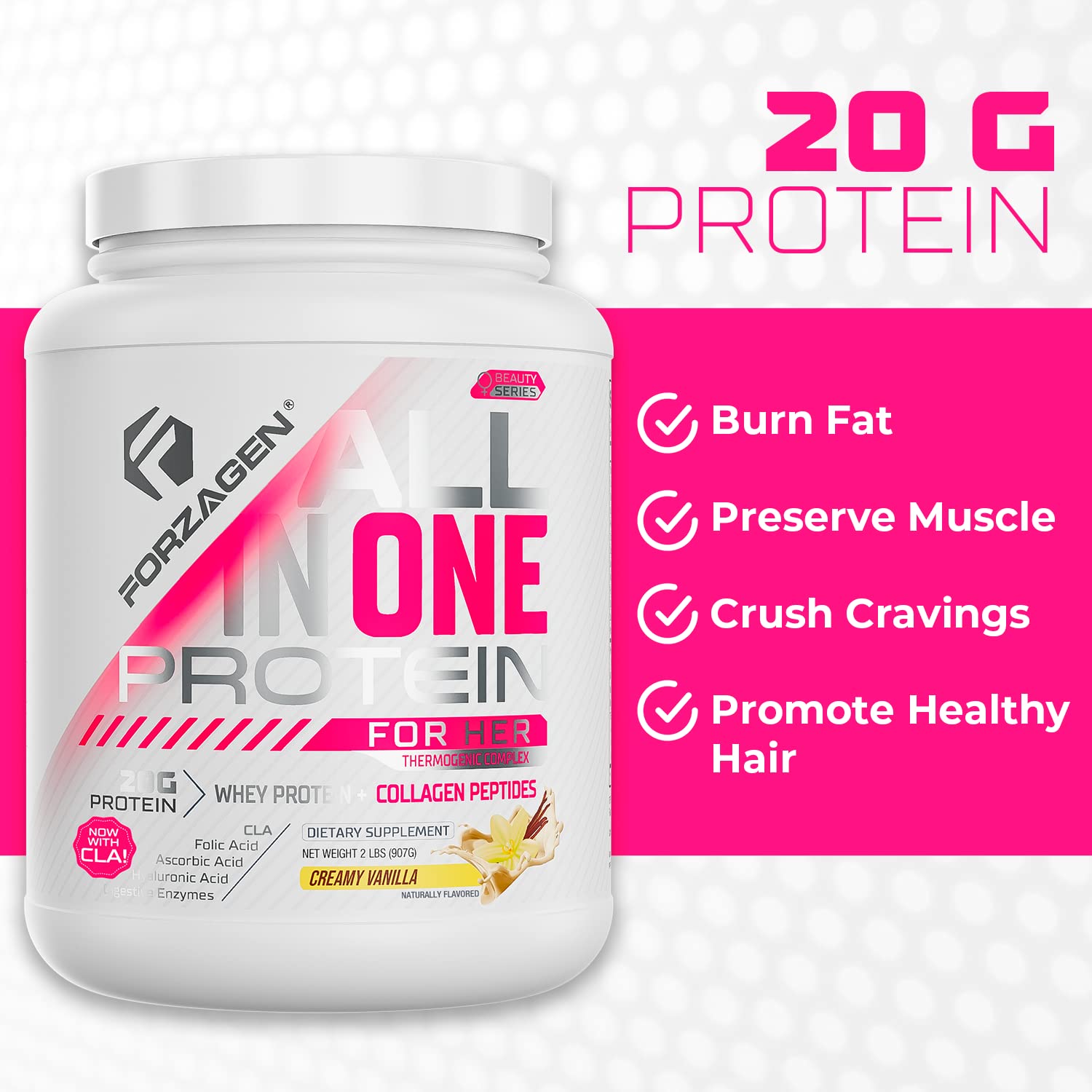 Forzagen All in One Protein for Her, Protein Powder for Women with Collagen Peptides Forzagen buy supplements canada