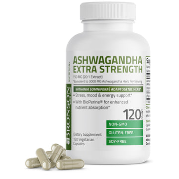 Bronson Ashwagandha Extra Strength Stress & Mood Support with BioPerine Bronson buy supplements canada