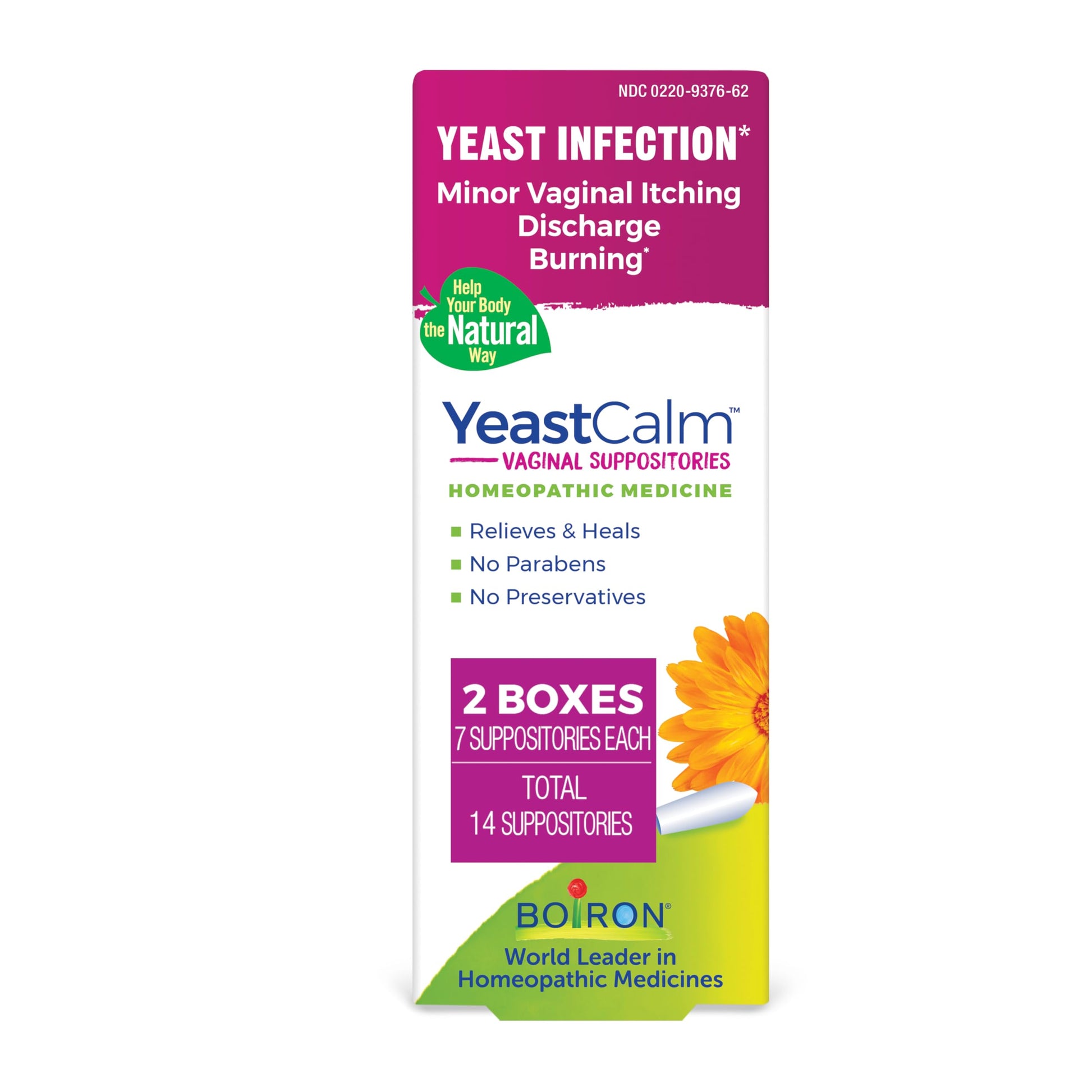 oiron YeastCalm Homeopathic Suppositories for Yeast Infections, Burning, Discharge Boiron buy supplements canada