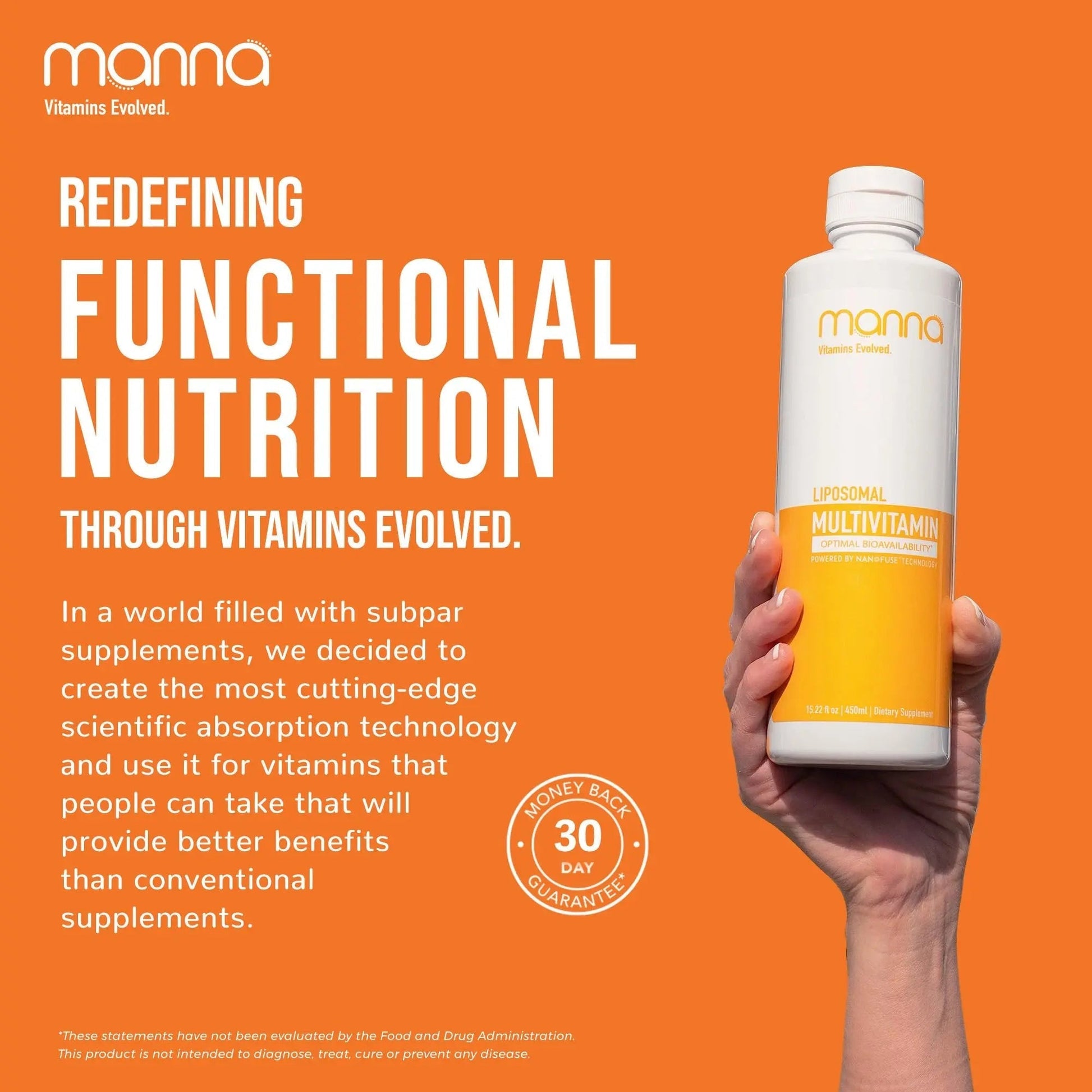 Manna Vitamins Evolved Liposomal Multivitamin - Daily Multivitamin Provides 20 Vitamins and Minerals - Multivitamins for Men and Women Manna Vitamins Evolved buy supplements canada