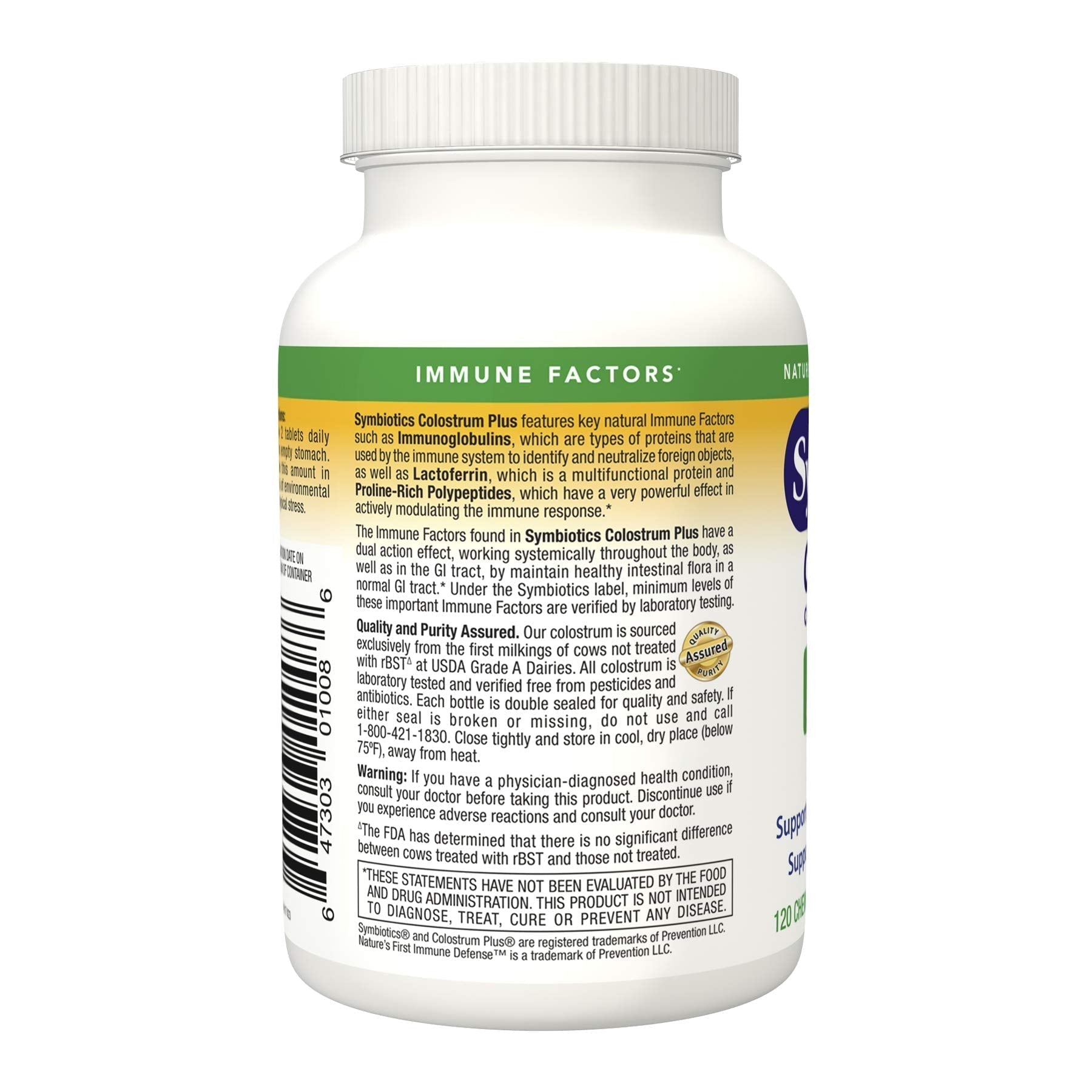 Symbiotics Immunity Support Colostrum Plus Chewables (Pineapple) Symbiotics buy supplements canada