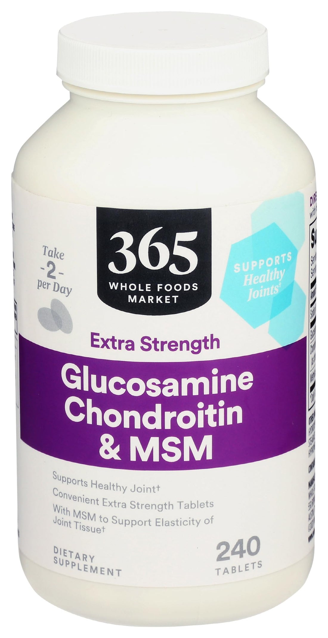 365 by Whole Foods Market, Glucosamine Chondroitin X Strength MSM, 240 Tablets 365 by Whole Foods Market buy supplements canada